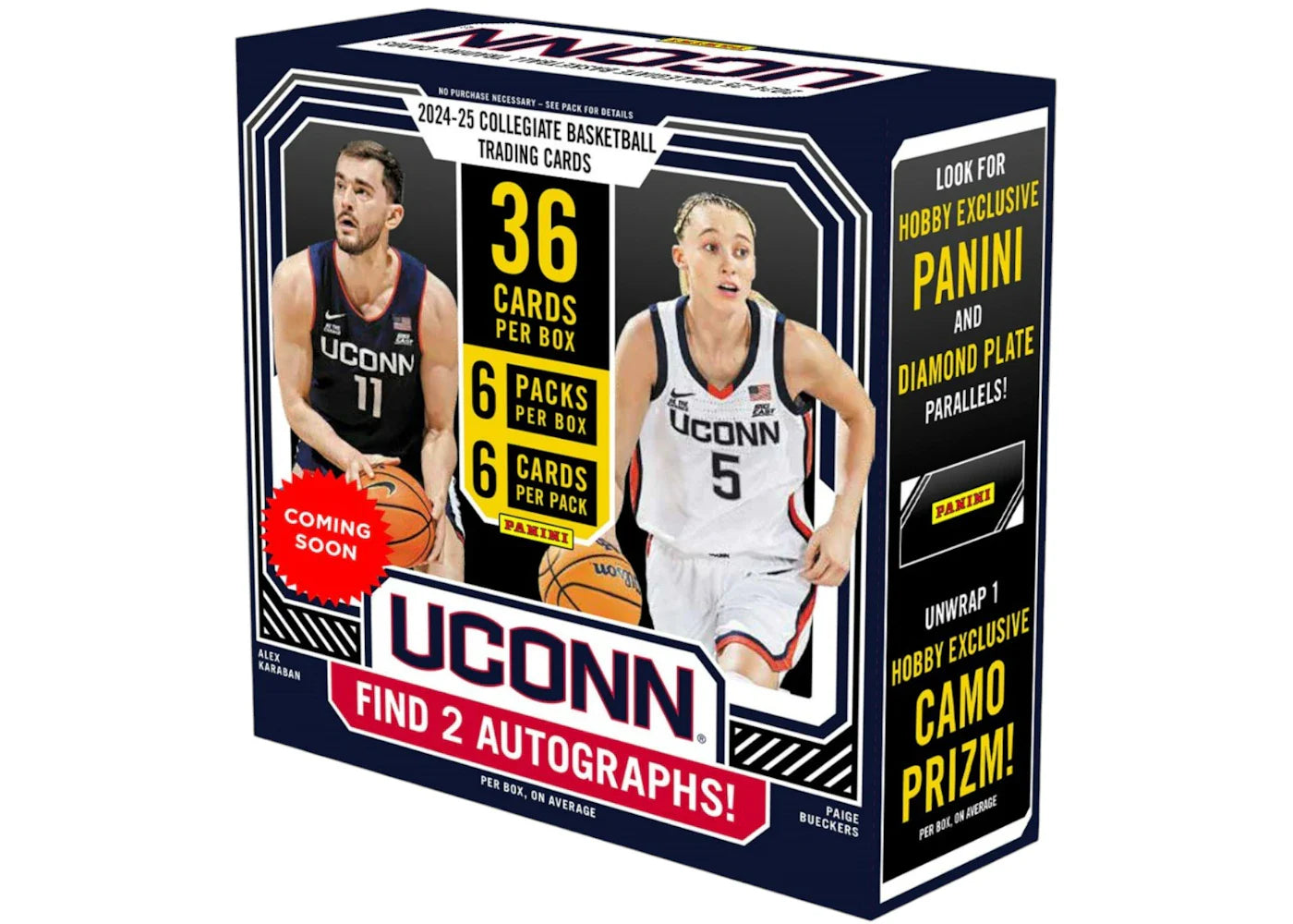 2024-25 Panini University of Connecticut Collegiate Basketball Hobby Box