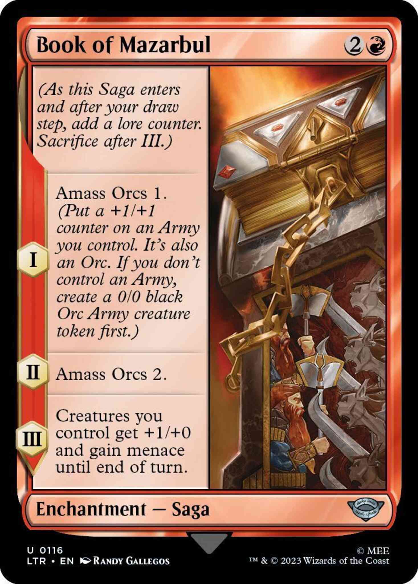 Magic Book of Mazarbul [116] [The Lord of the Rings: Tales of Middle-earth] [Non-Foil]