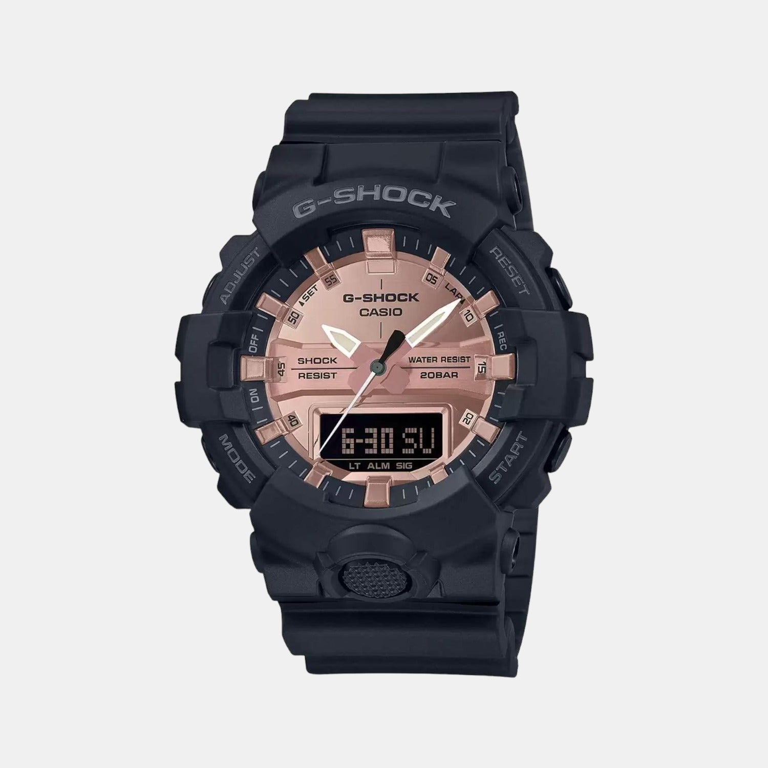 Casio G-Shock Men Quartz Silver Dial Analog-Digital Resin Watch G939
