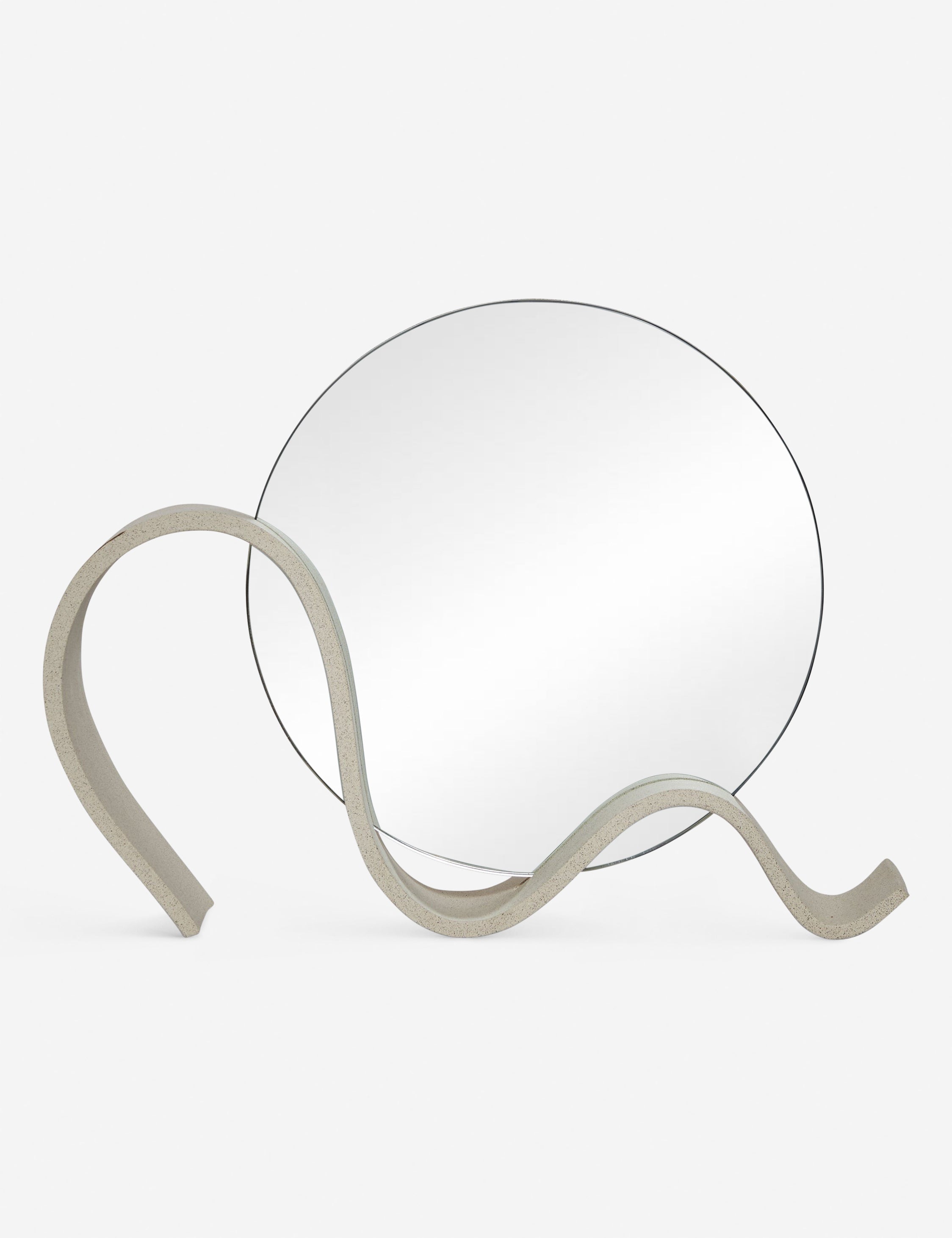 Lulu and Georgia Wavee Table Mirror by SIN Ceramics