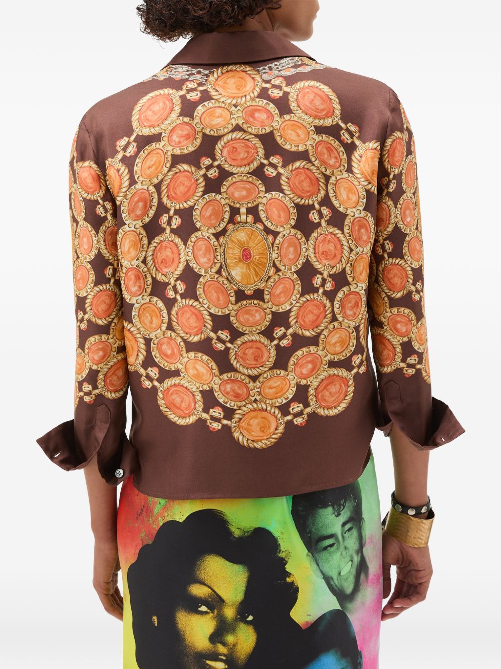 Versace Printed silk shirt – Fabric 100% - view 2