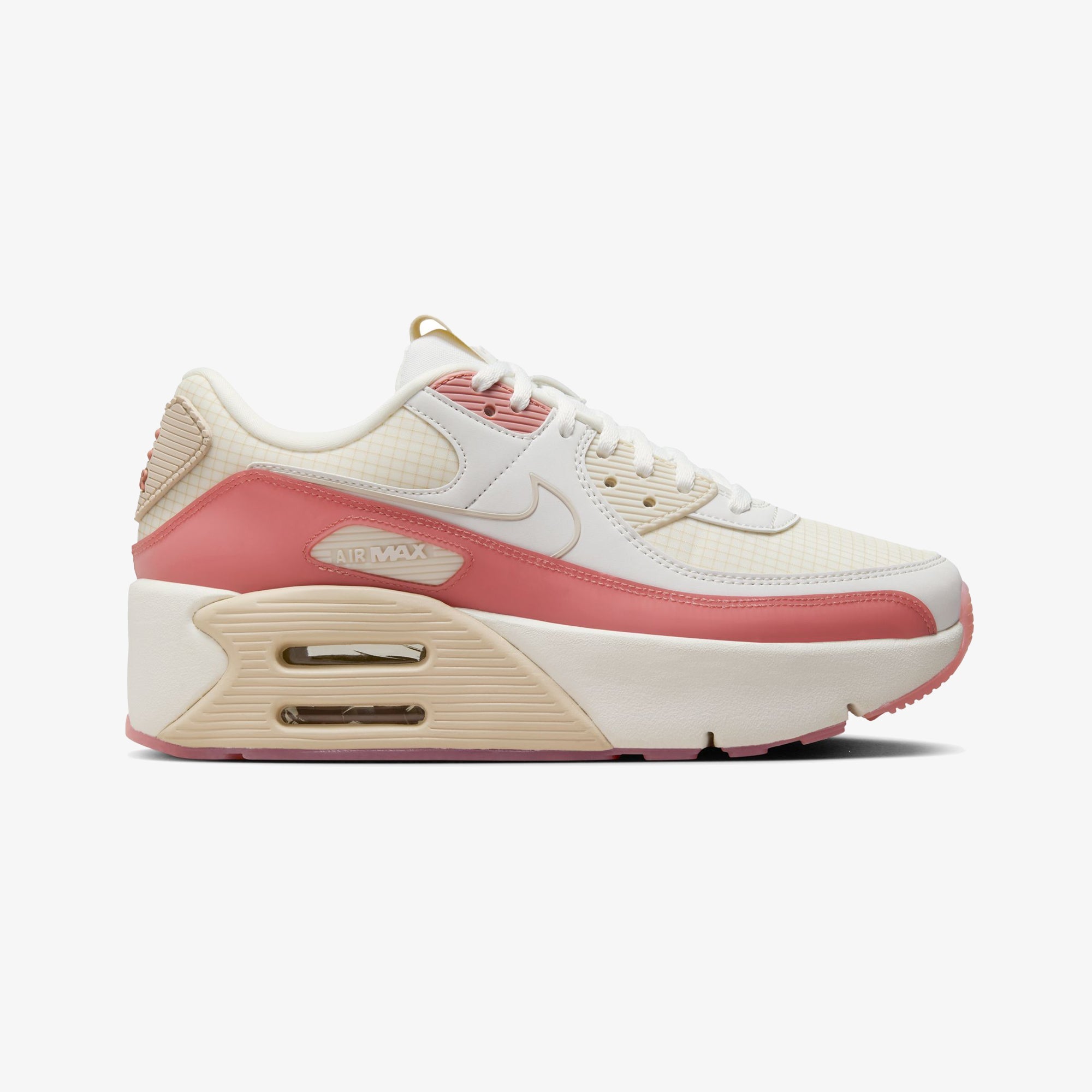 Nike | Air Max 90 Lv8 { Sail/red Stardust-summit White