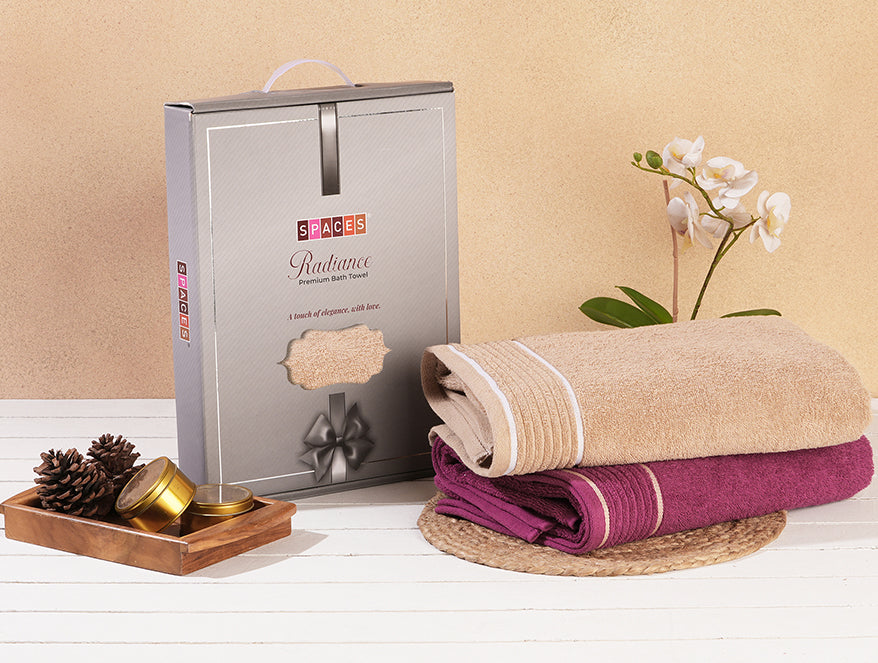 100 cotton bath – Spaces India Solid Dark Pink 100% Cotton Bath Towel - Radiance By Spaces