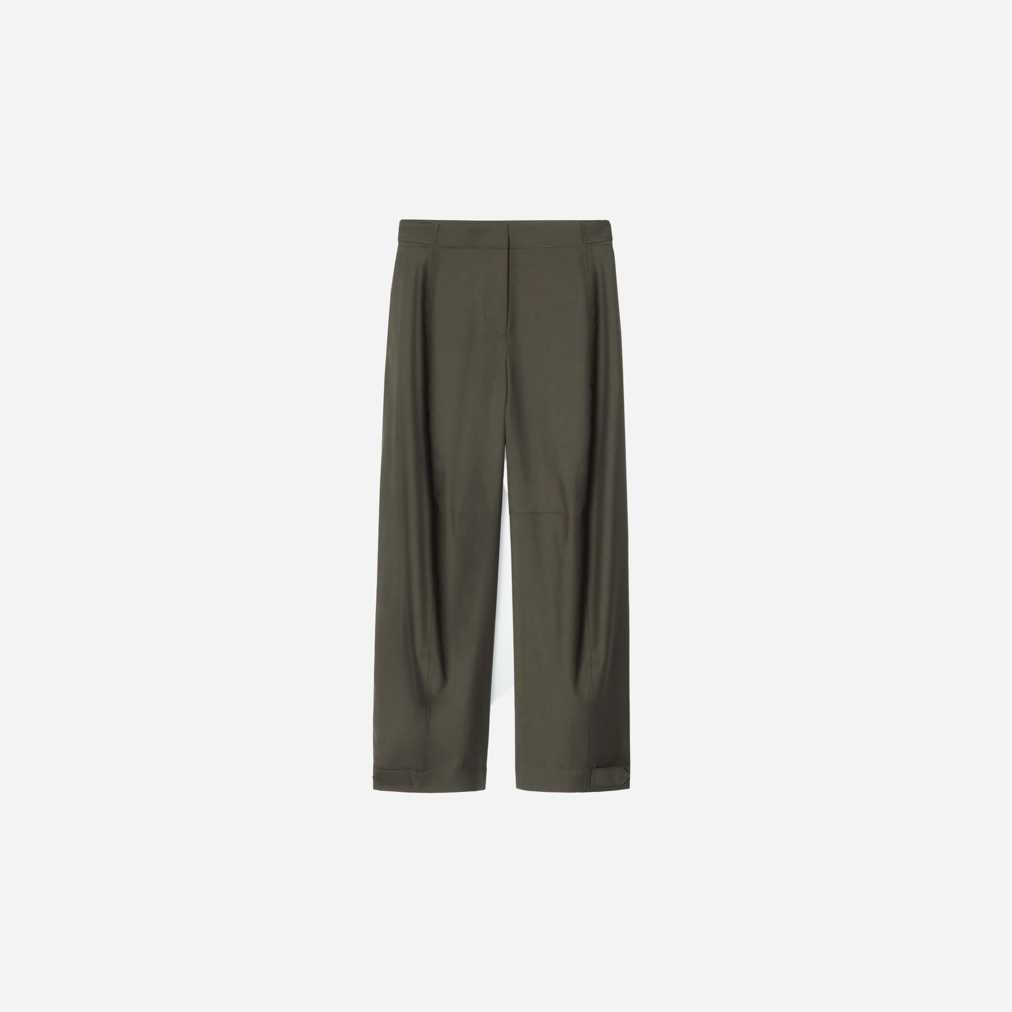 Cos Wool Barrel-Leg Utility Pants – Khaki