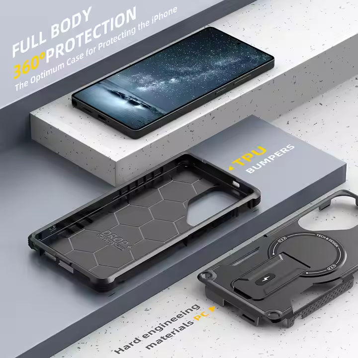 Million Cases Hyper Grip Hold Invisible Kickstand Case - Samsung - view 5