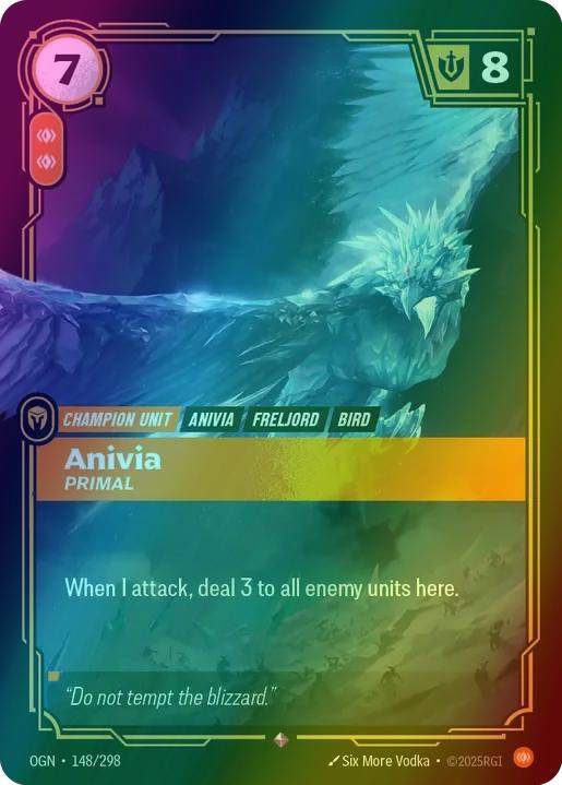 298 origins foil – Riftbound Anivia - Primal - 148/298 [Origins] [Foil]