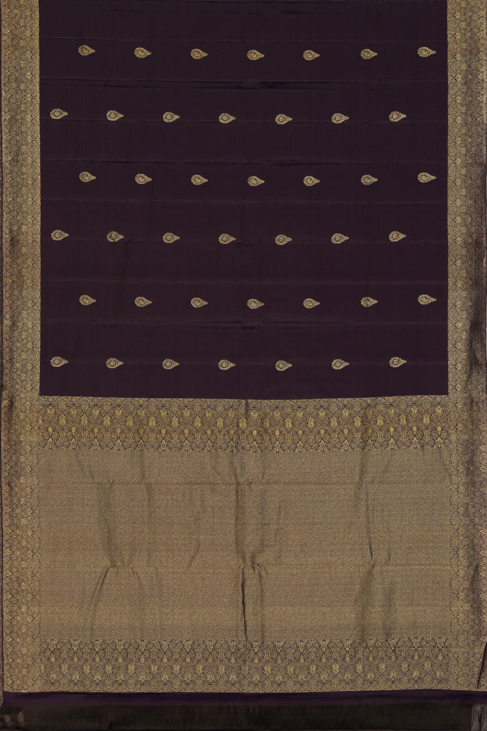 Kalanjali Gorgeous Violet Saree – Women's - view 3