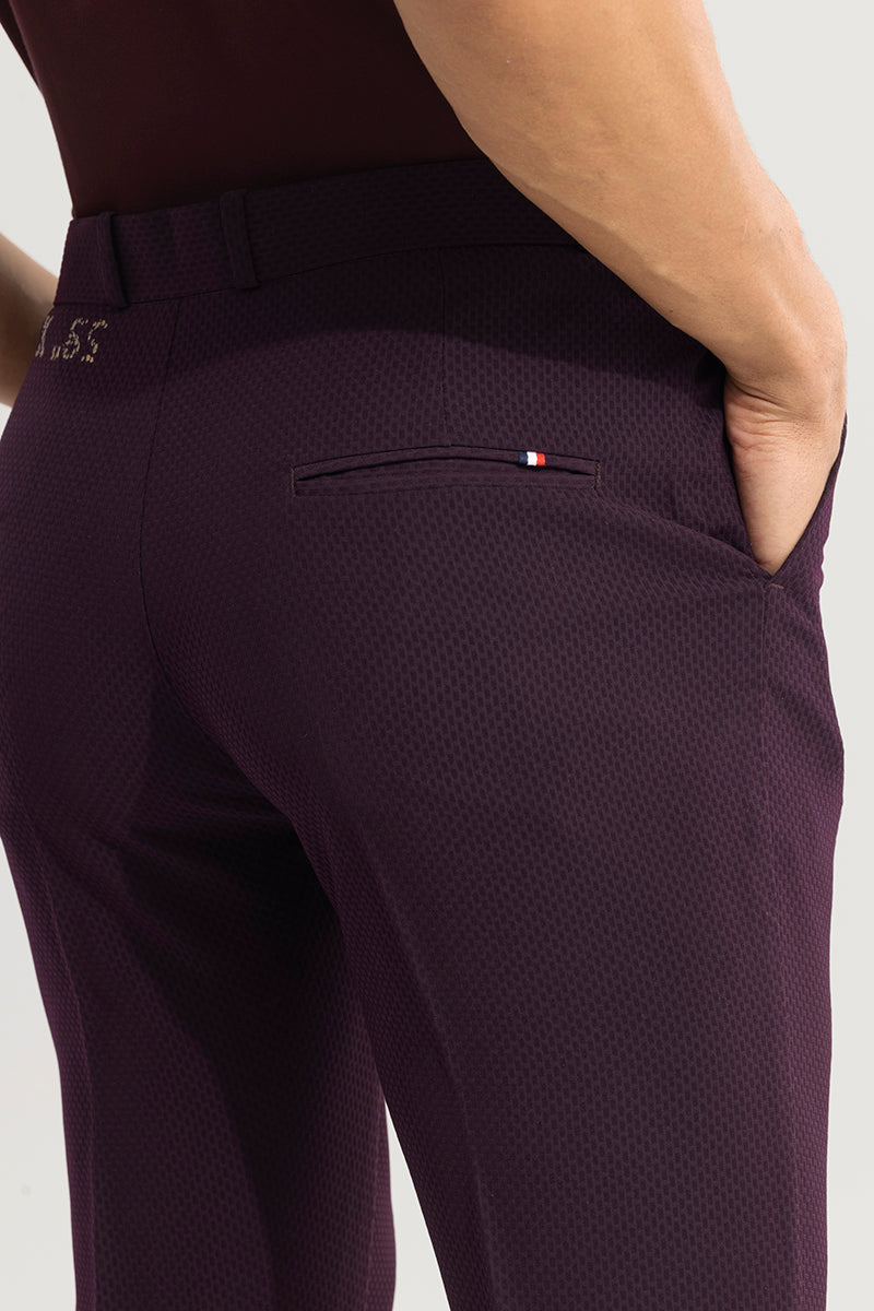 SNITCH Masonry Burgundy Trouser - view 9
