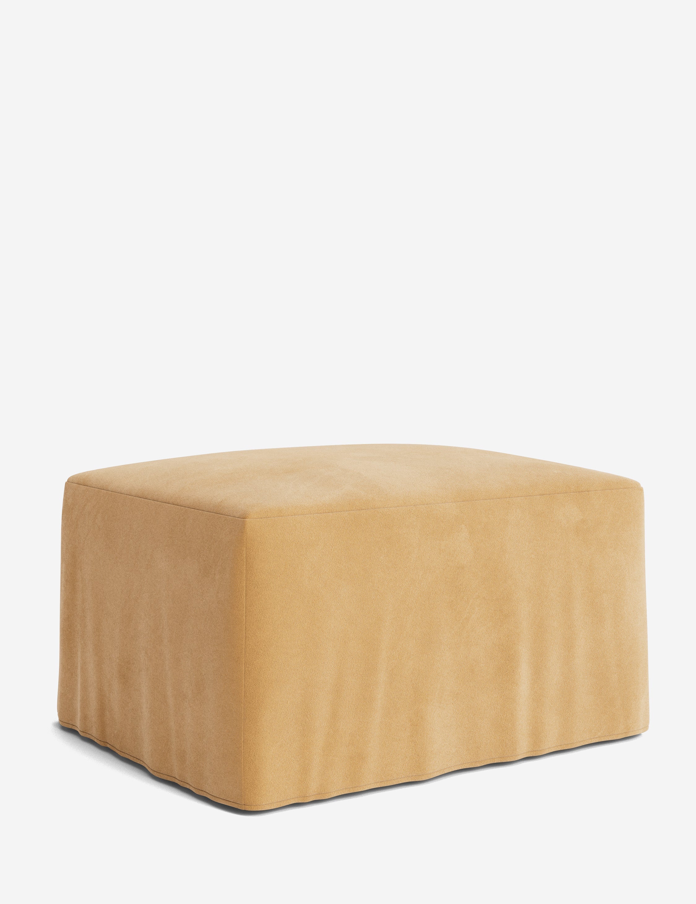 Lulu and Georgia Portola Slipcover Ottoman - view 101