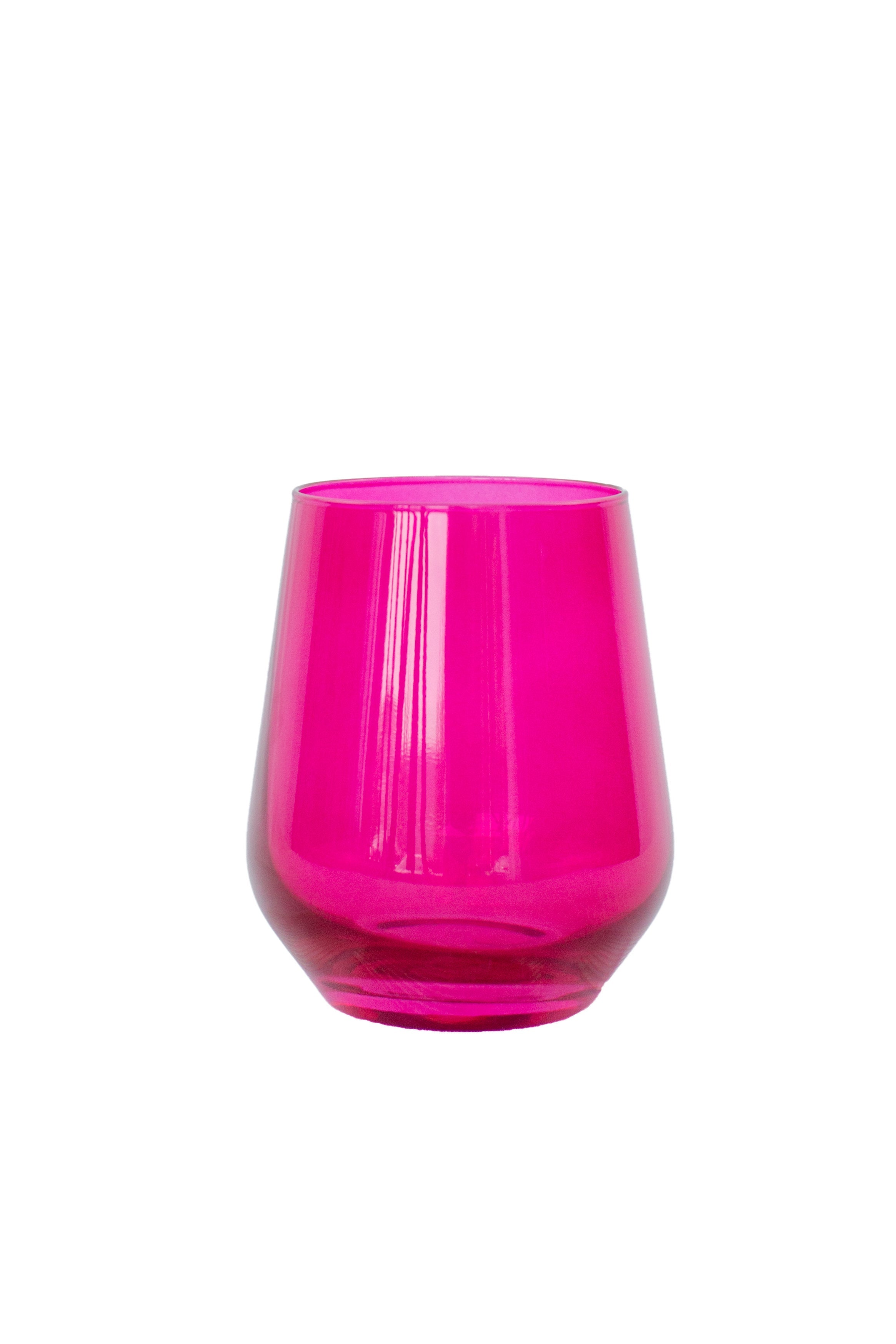 Estelle Colored Glass Estelle Colored Wine Stemless - Set of 6 {Custom Set} - view 15