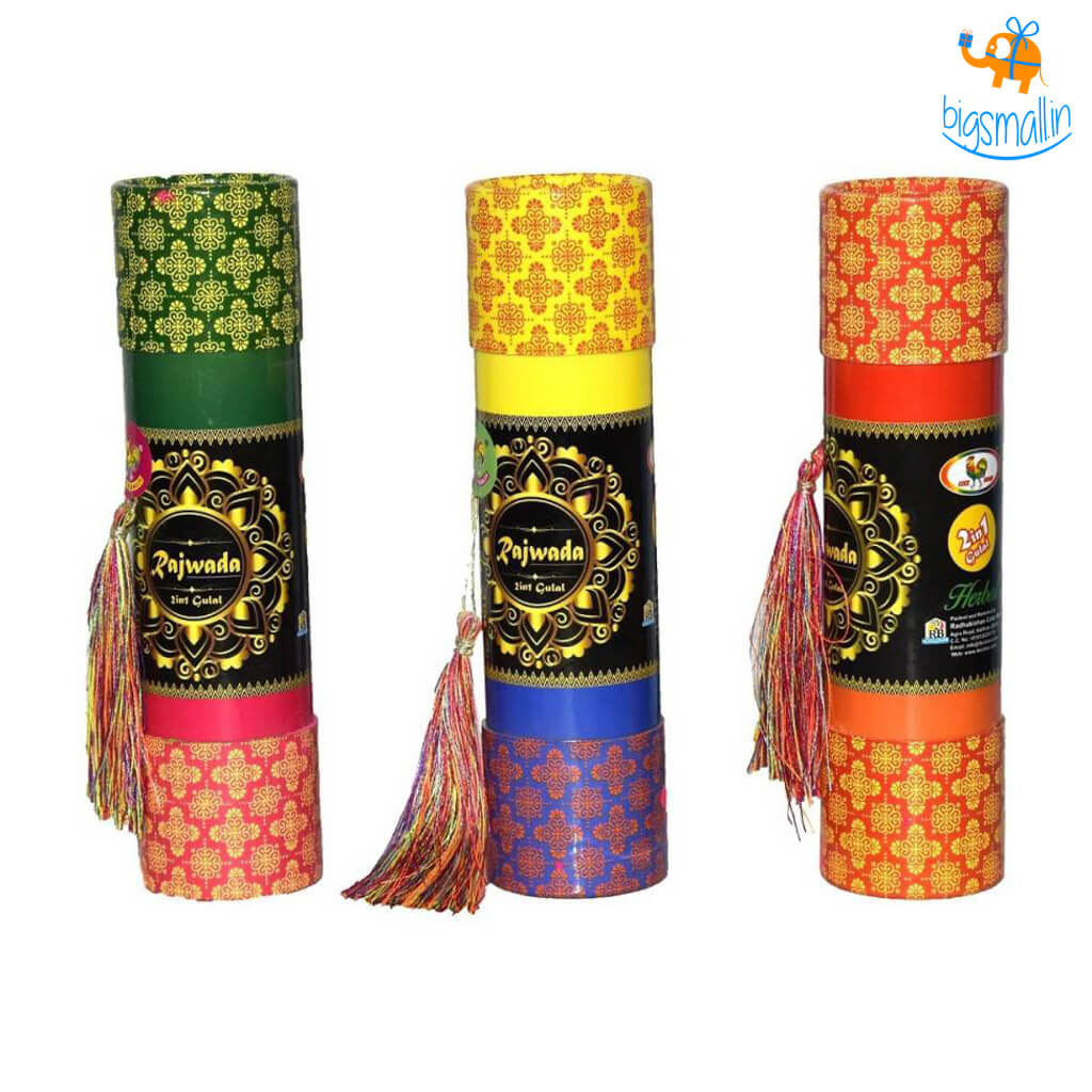 Radha Krishna Holi Herbal Gulal - Set of 3
