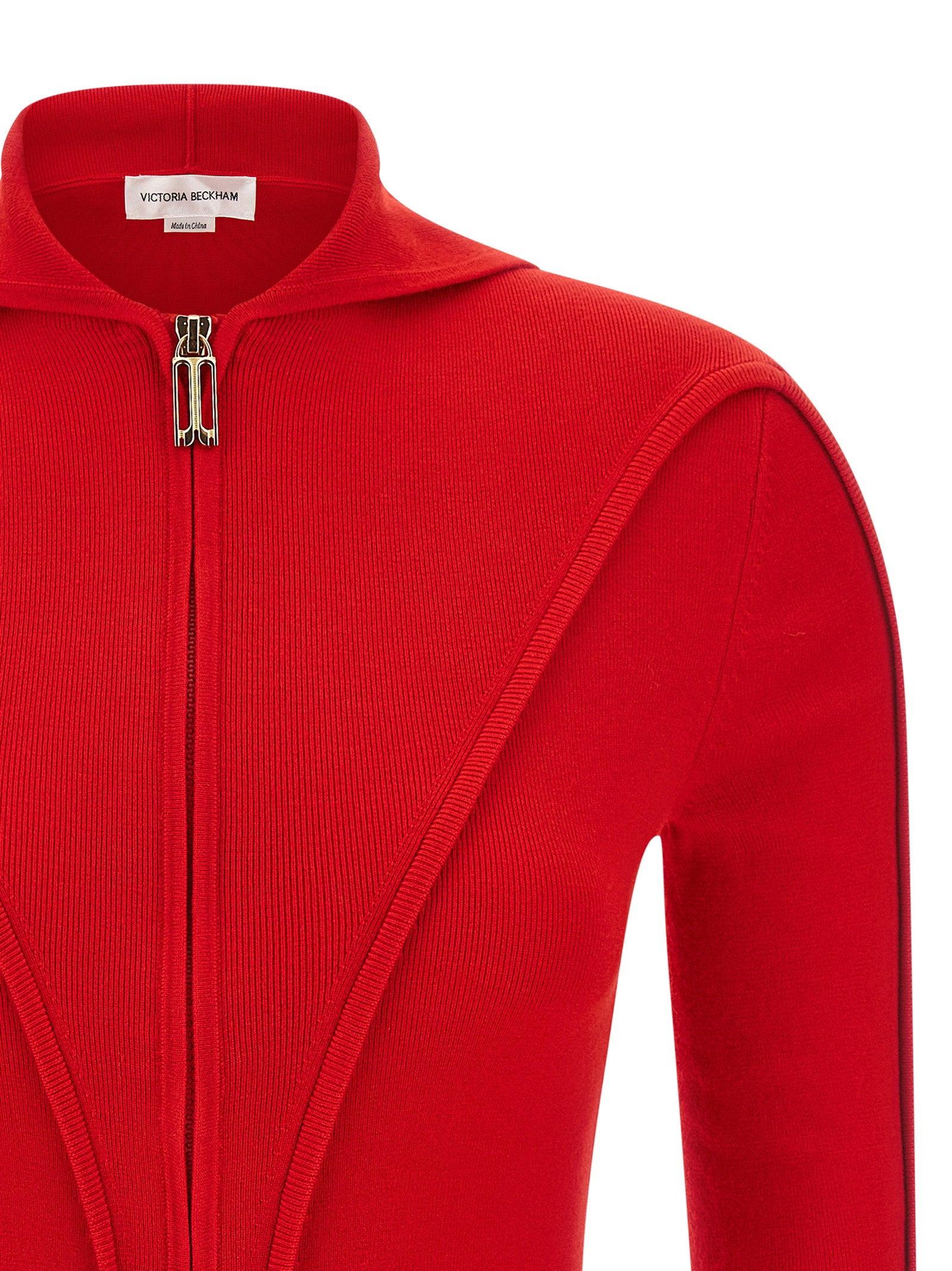 Victoria Beckham Hooded Cardigan - view 3