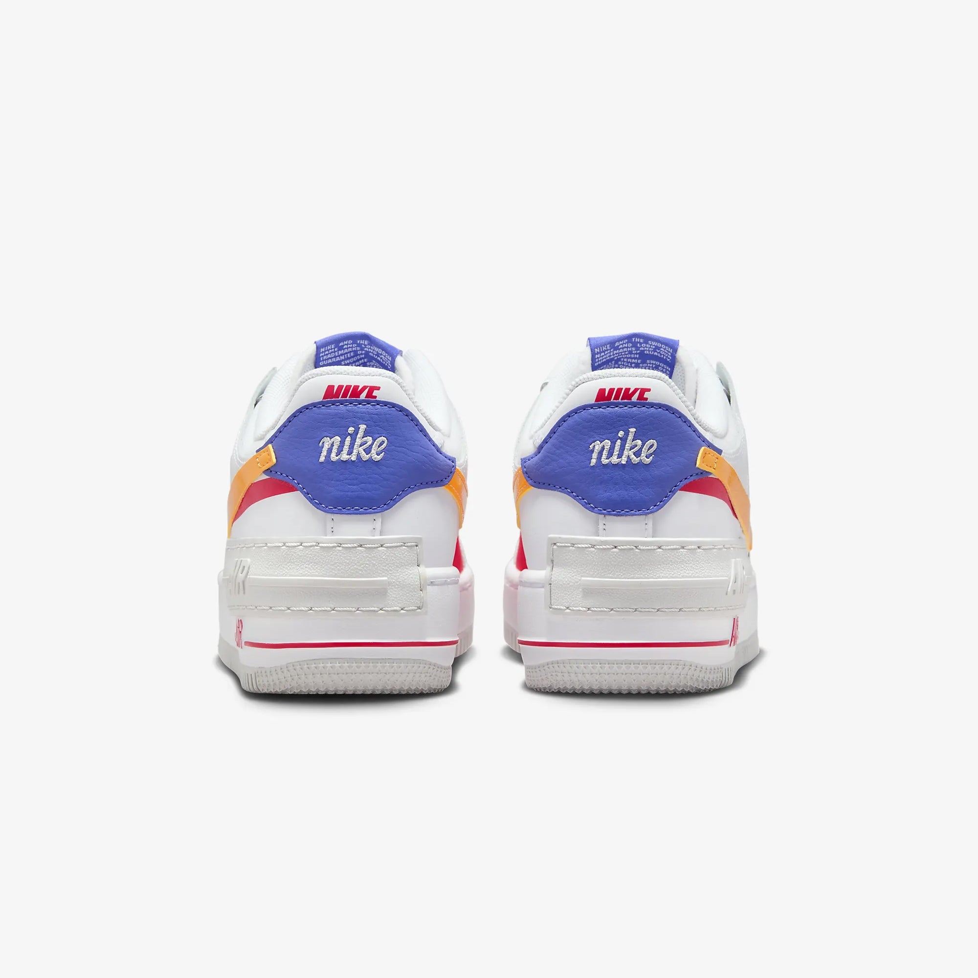 Nike | AIR FORCE 1 SHADOW { WHITE/SUNDIAL-SIREN RED-PHOTON DUST - view 2