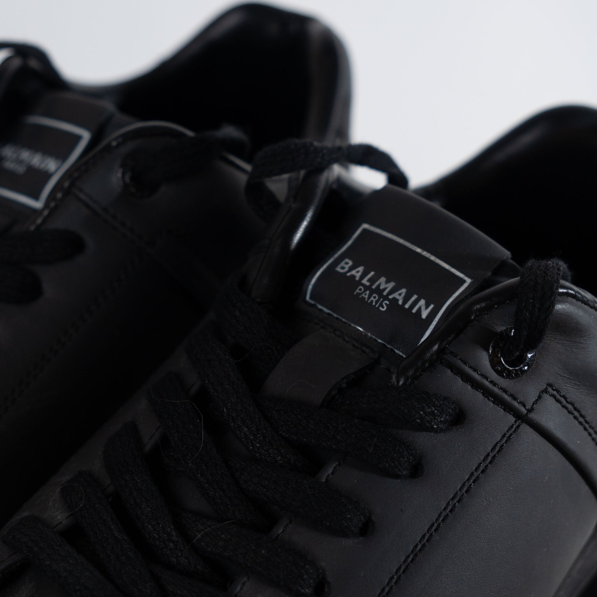 Balmain B-Court Trainers In Calfskin – Multi - view 5