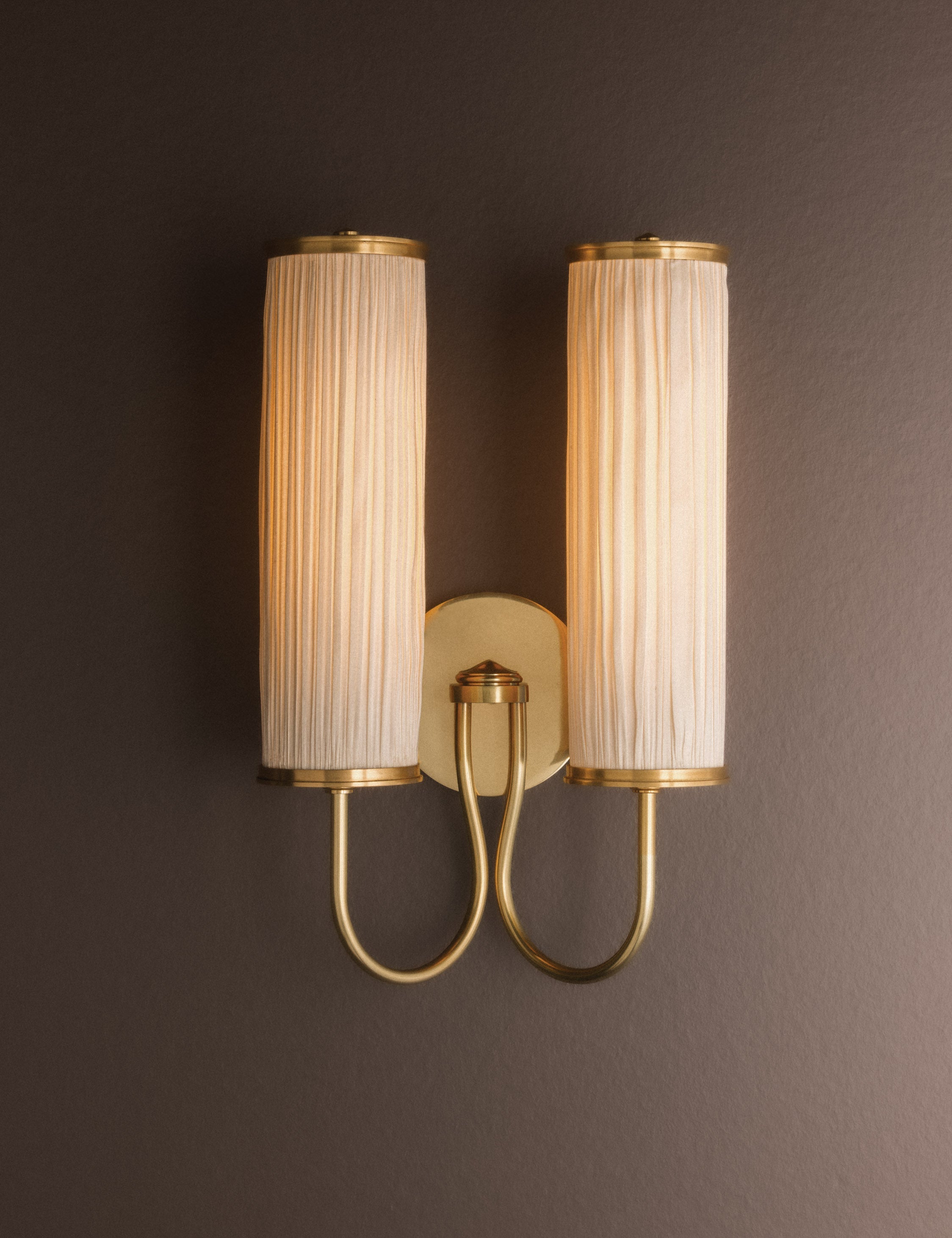 Lulu and Georgia Deni Sconce – Aged Brass - view 2