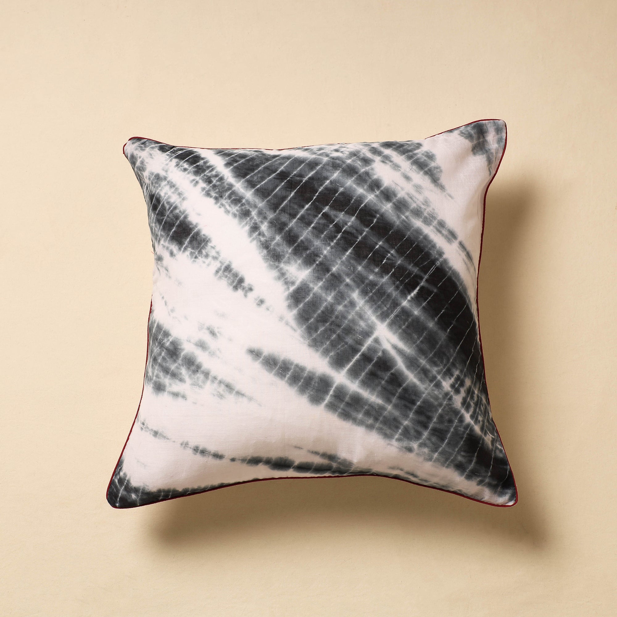 HAVELI CHRONICLES Black - Tie & Dye Cotton Shibori Cushion Cover