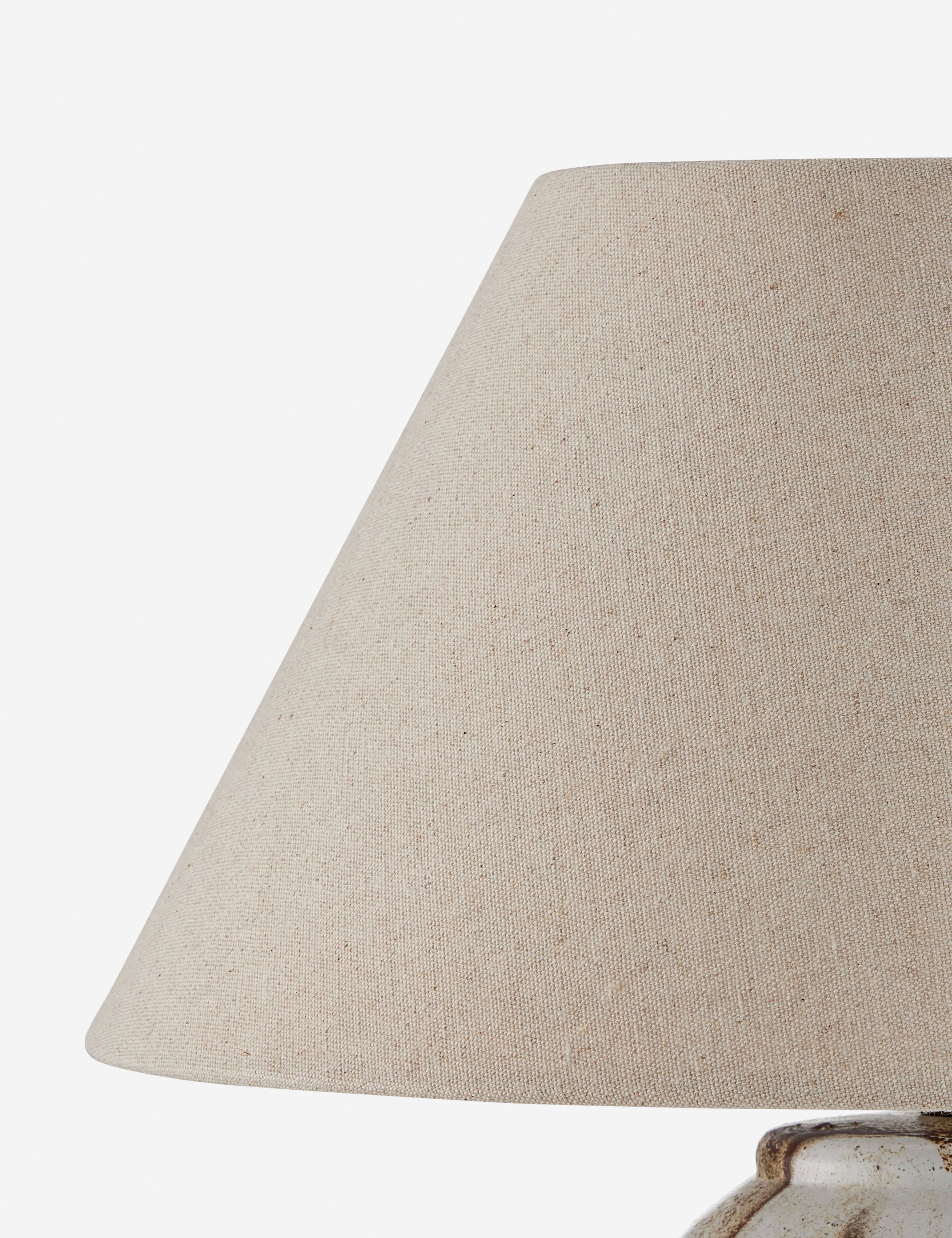 Lulu and Georgia Aldana Table Lamp – Brown and White - view 2