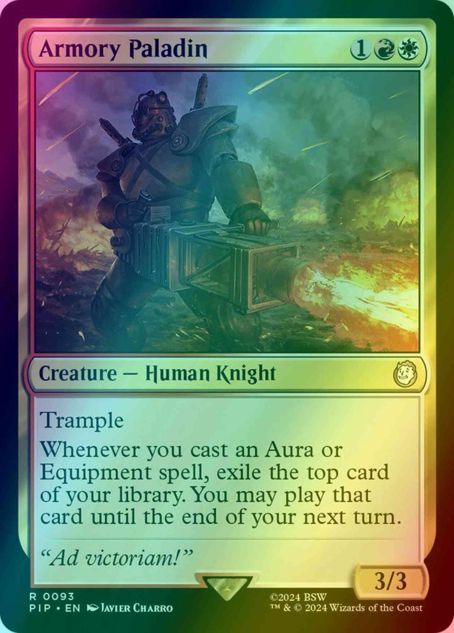 Armory paladin 93 – Magic Armory Paladin [93] [Fallout] [Foil]