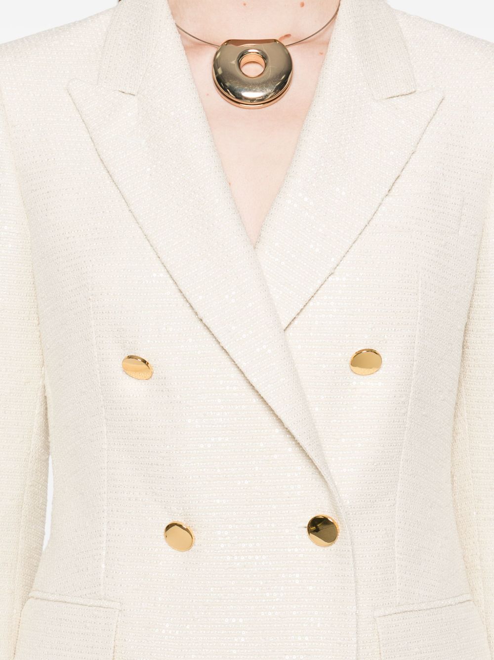 Tagliatore Cotton blend double-breasted jacket - view 2