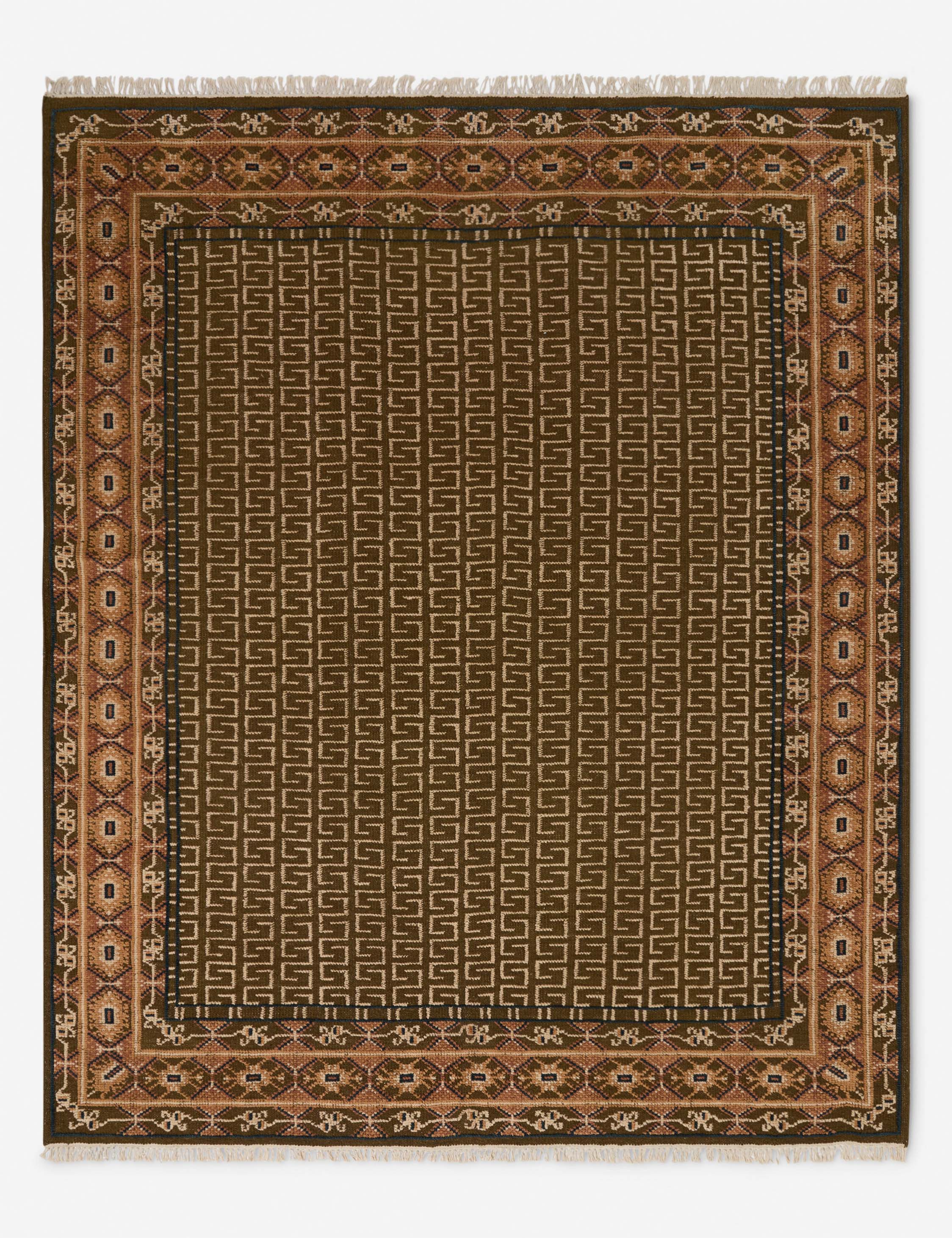 Lulu and Georgia Manca Hand-Knotted Wool Rug – Ochre