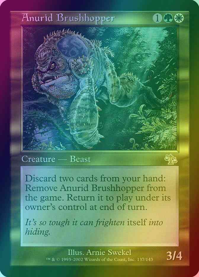 Anurid brushhopper 137 – Magic Anurid Brushhopper [137] [Judgment] [Foil]