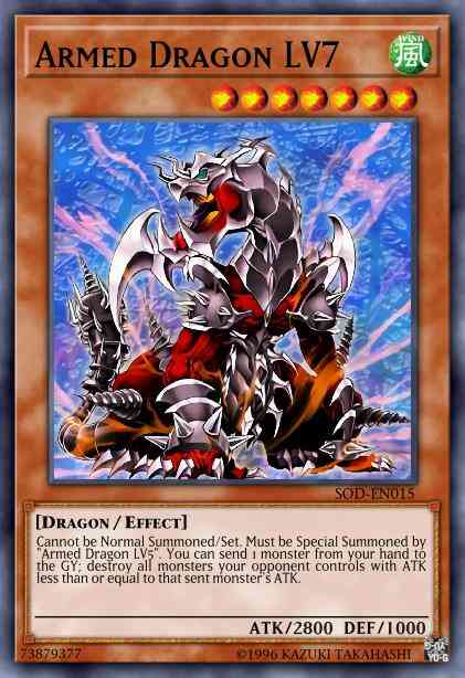 Yu-Gi-Oh! Armed Dragon LV7 - SOD-EN015 - Ultimate Rare - Unlimited