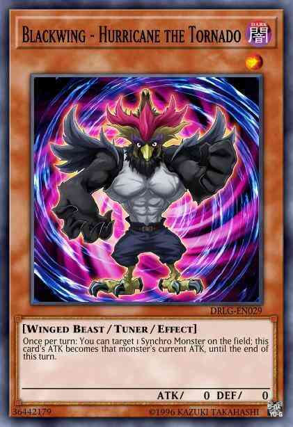 Yu-Gi-Oh! Blackwing - Hurricane the Tornado - DRLG-EN029 - Super Rare - 1st Edition