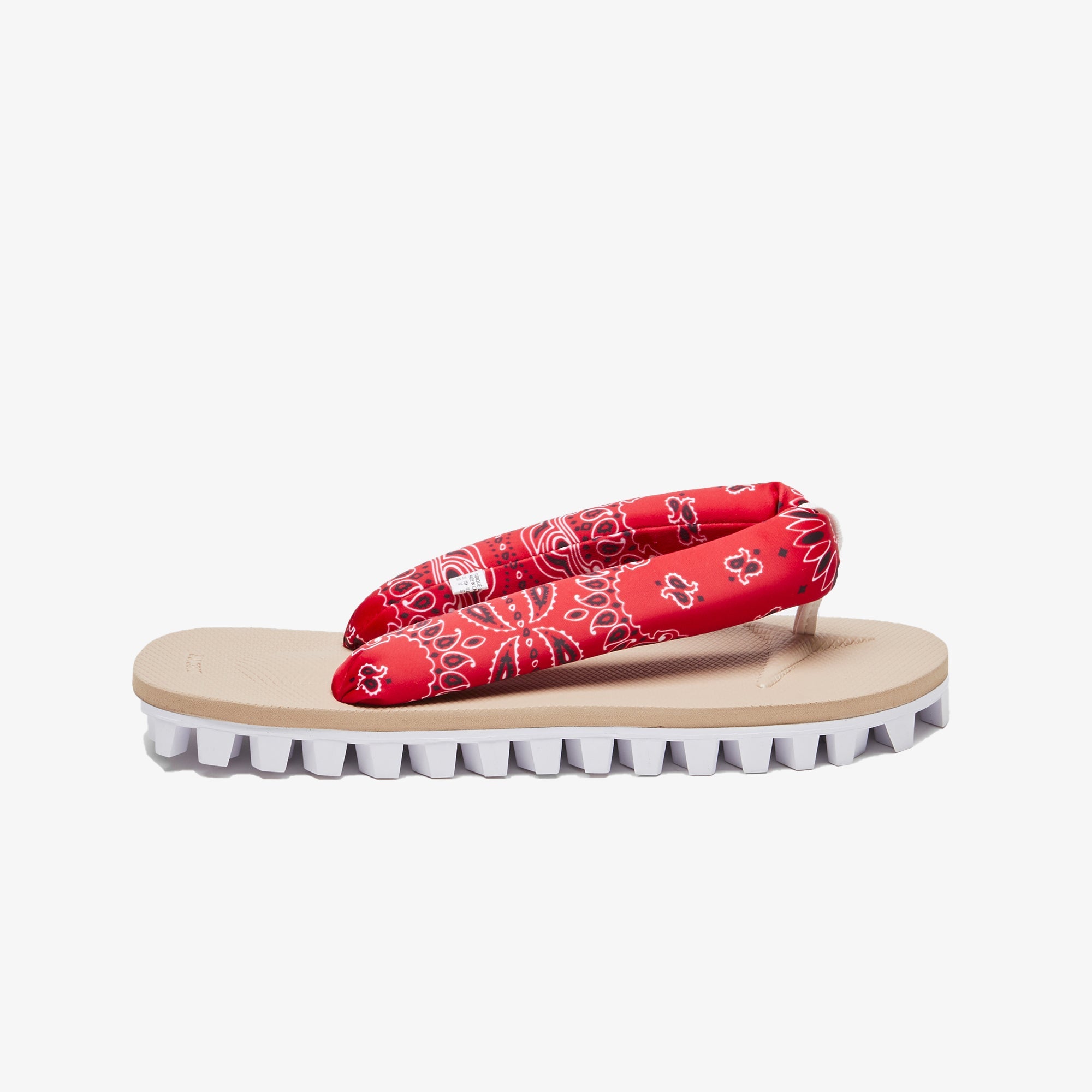 Suicoke | NEEDLES GETA THONG-STRAP { RED/BEIGE