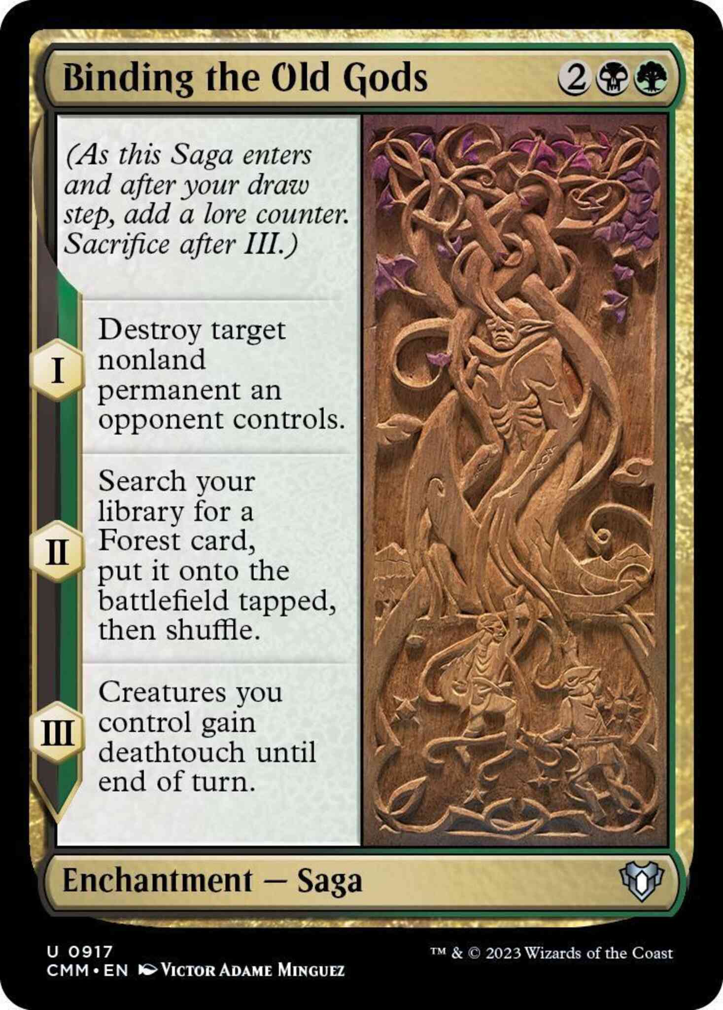 Magic Binding the Old Gods [917] [Commander Masters] [Non-Foil]