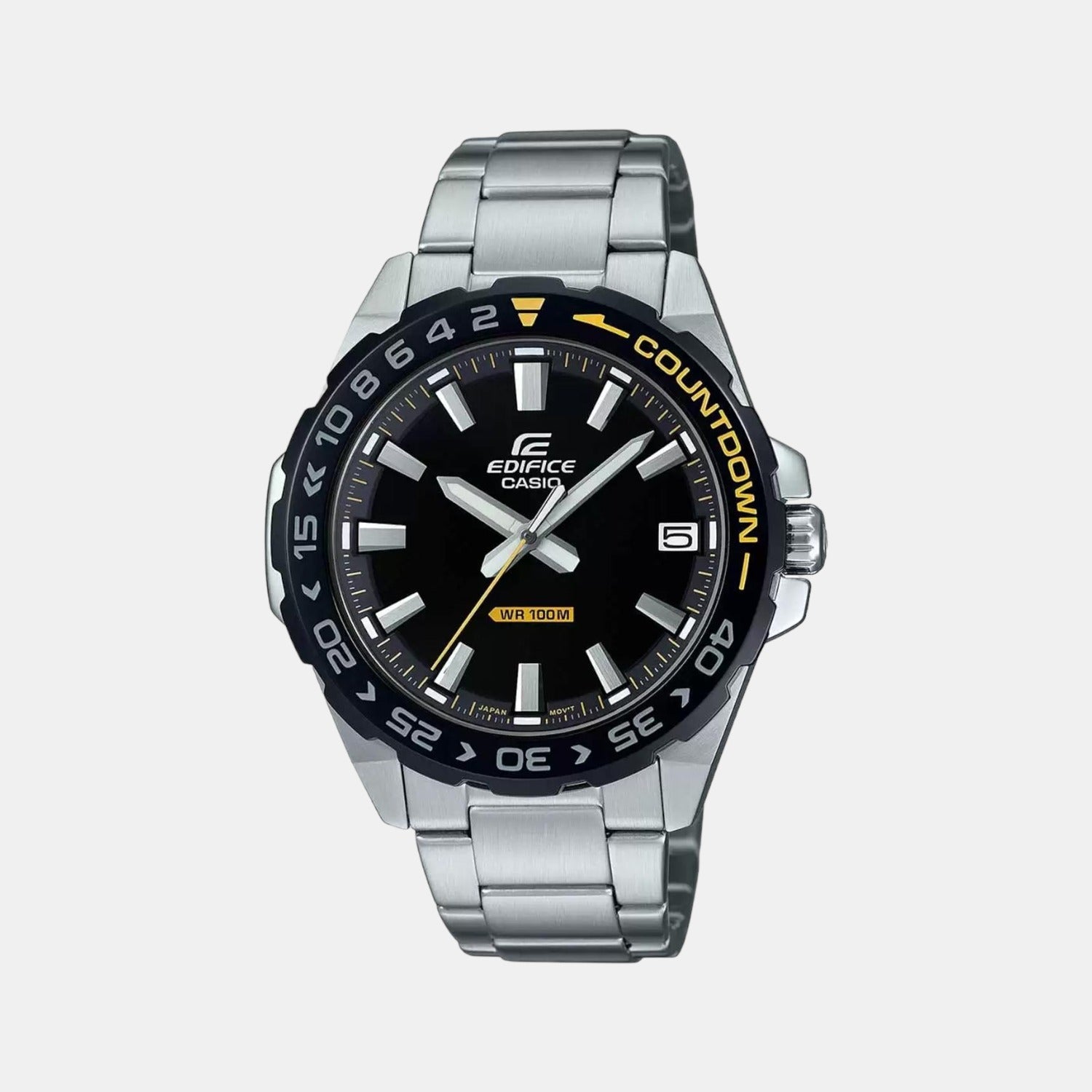 Casio Edifice Men Quartz Black Dial Analog Resin Watch ED481