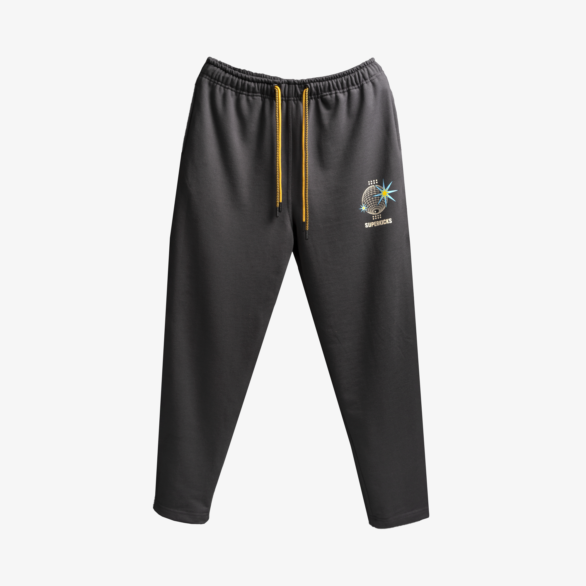 Superkicks | SPACEMAN DISCO JOGGERS { ASPHALT - view 2