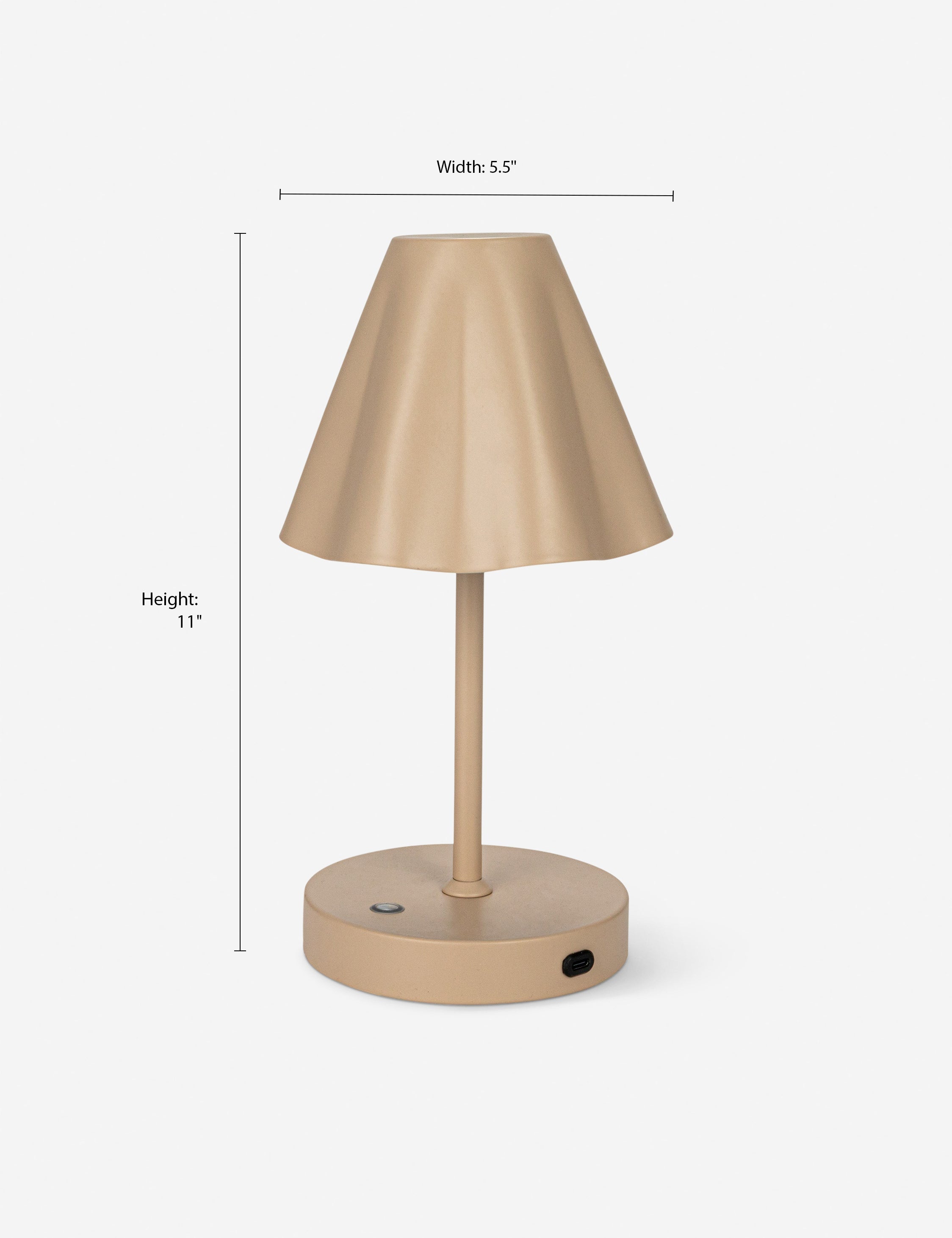 Lulu and Georgia Wickham Mini Cordless Table Lamp - view 7