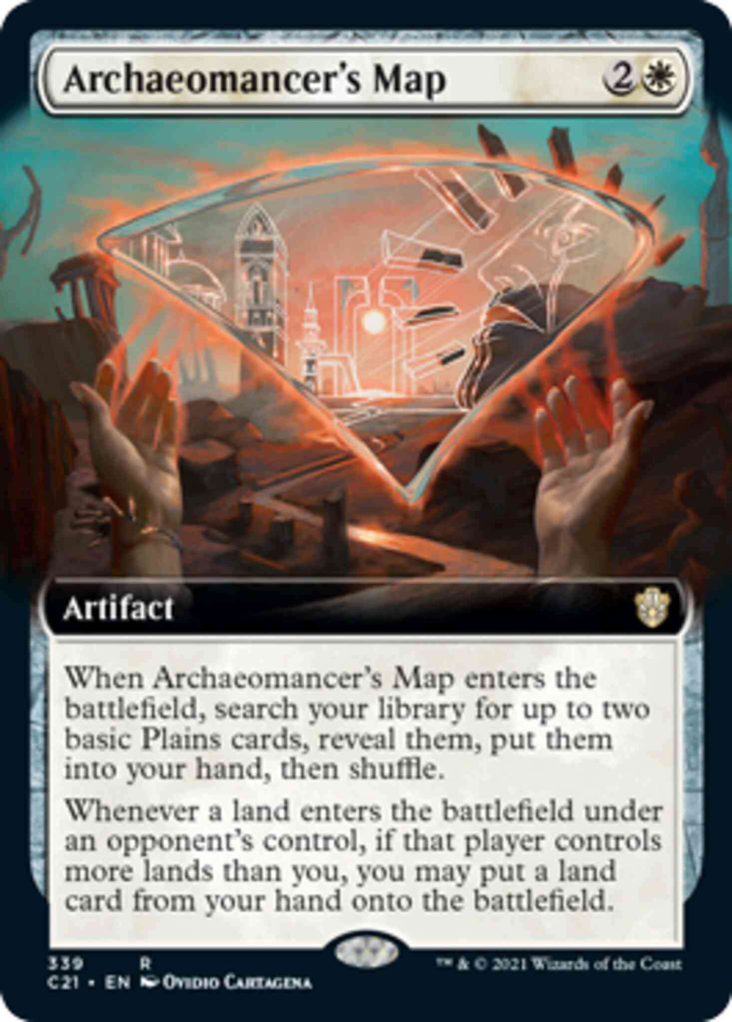 Map 339 extended – Magic Archaeomancer's Map [339] [Extended Art] [Commander 2021] [Non-Foil]