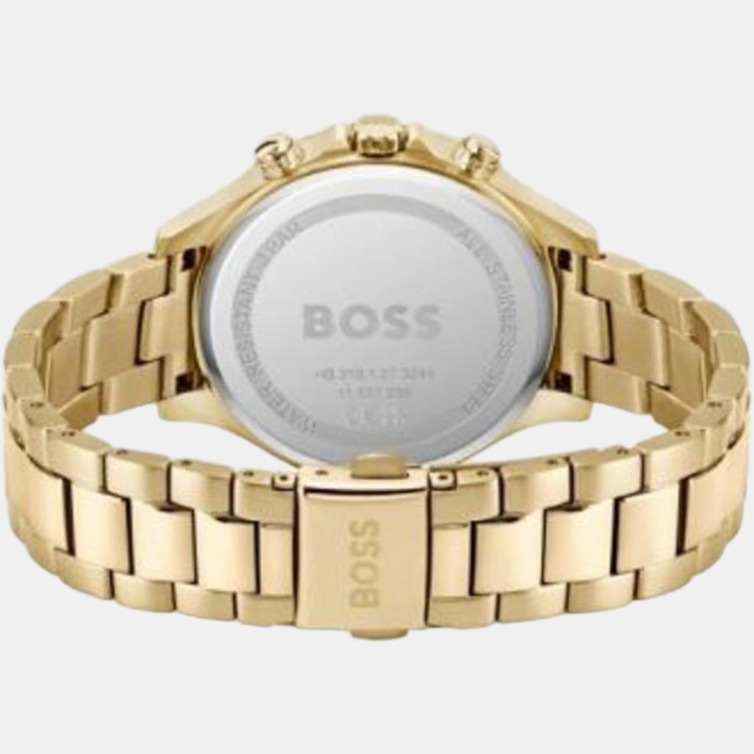 Boss Hera Men Quartz White Dial Chronograph Stainless Steel Watch 1502628 - view 2