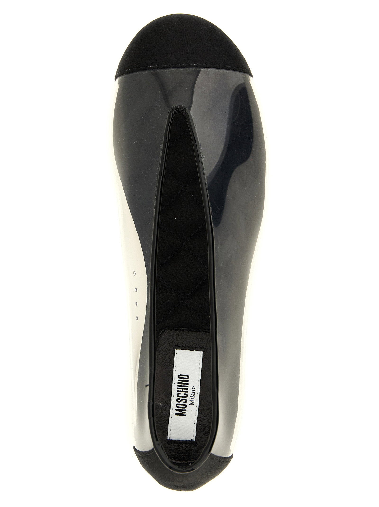 Moschino Pvc Ballet Flats – 90% pvc 8% vi 2% silk - view 4