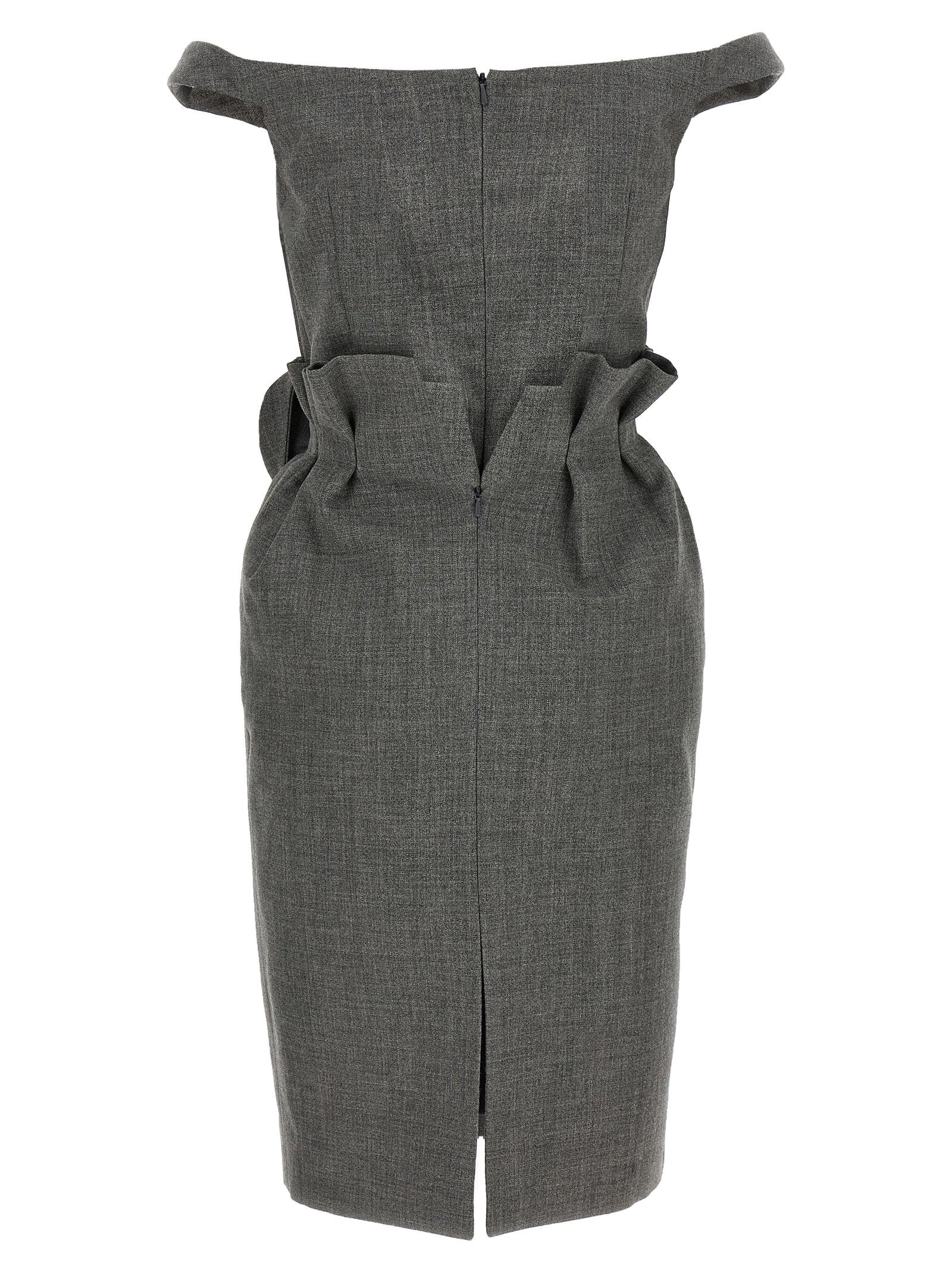 Magda Butrym 3d Flower Dress – 99% wool 1% silk - view 2