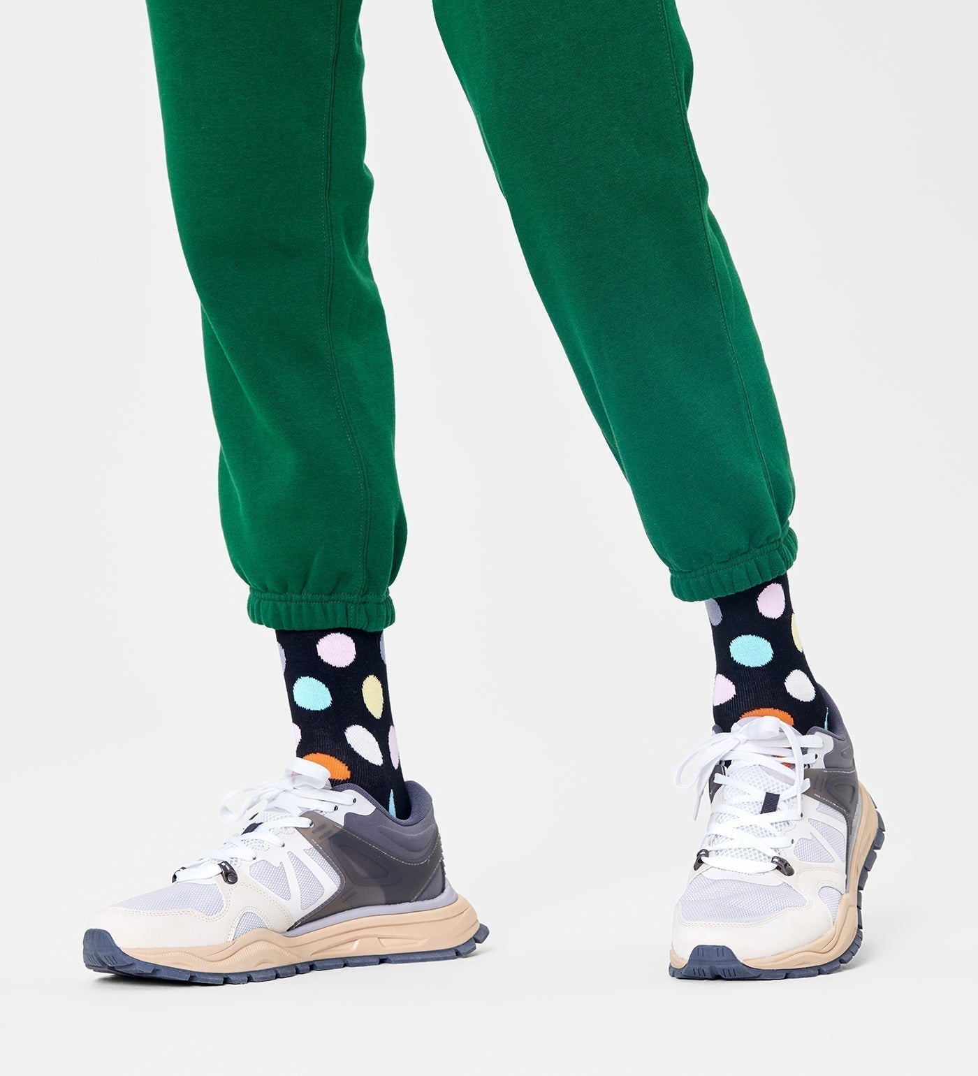 Happy Socks Unisex Big Dot Design Crew Length Socks for Women and Men - view 3