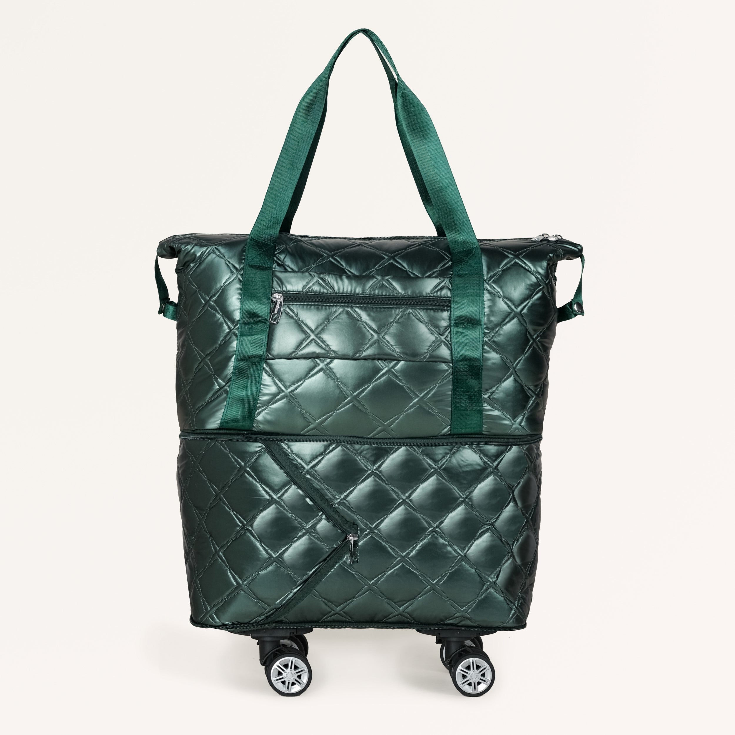 Nestasia Expandable Movo Travel Bag With Removable Wheels Metallic Green - view 8