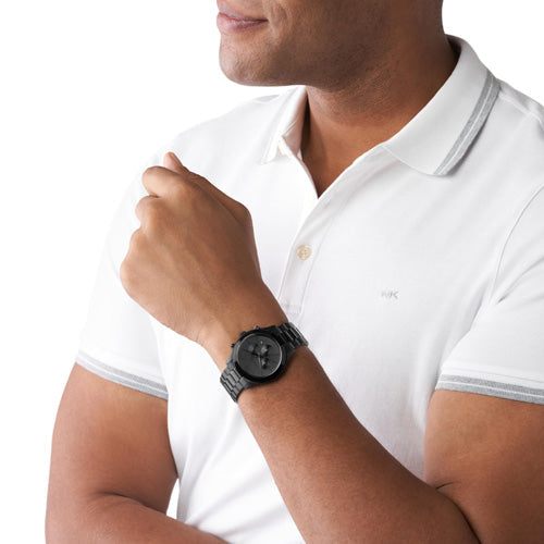 Michael Kors Oversized Slim Runway Black Dial Men 44mm MK8919 - view 3