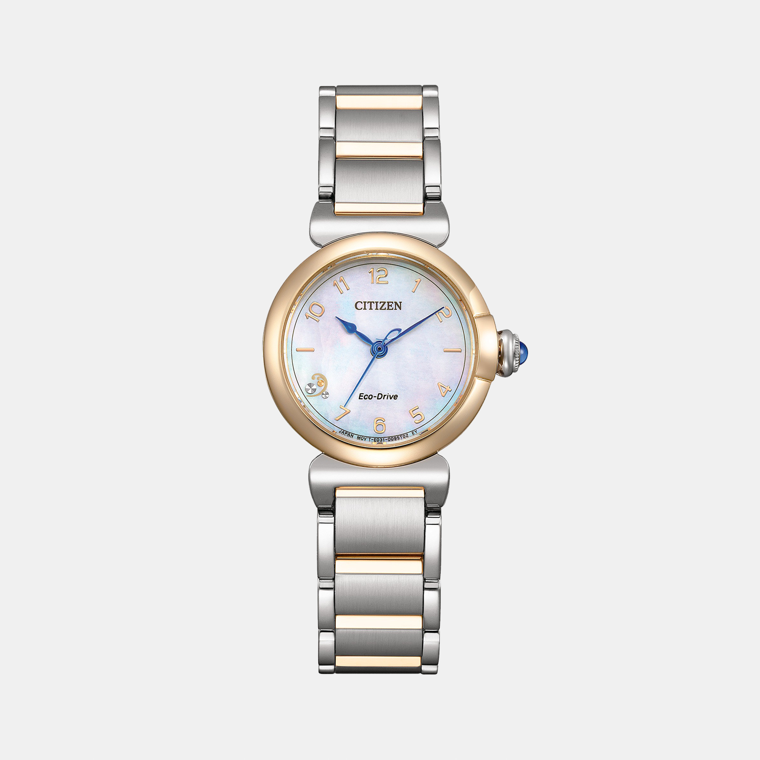 Citizen Eco-Drive Women Eco-Drive Mother Of Pearl Dial Analog Stainless Steel Watch EM1136-87D