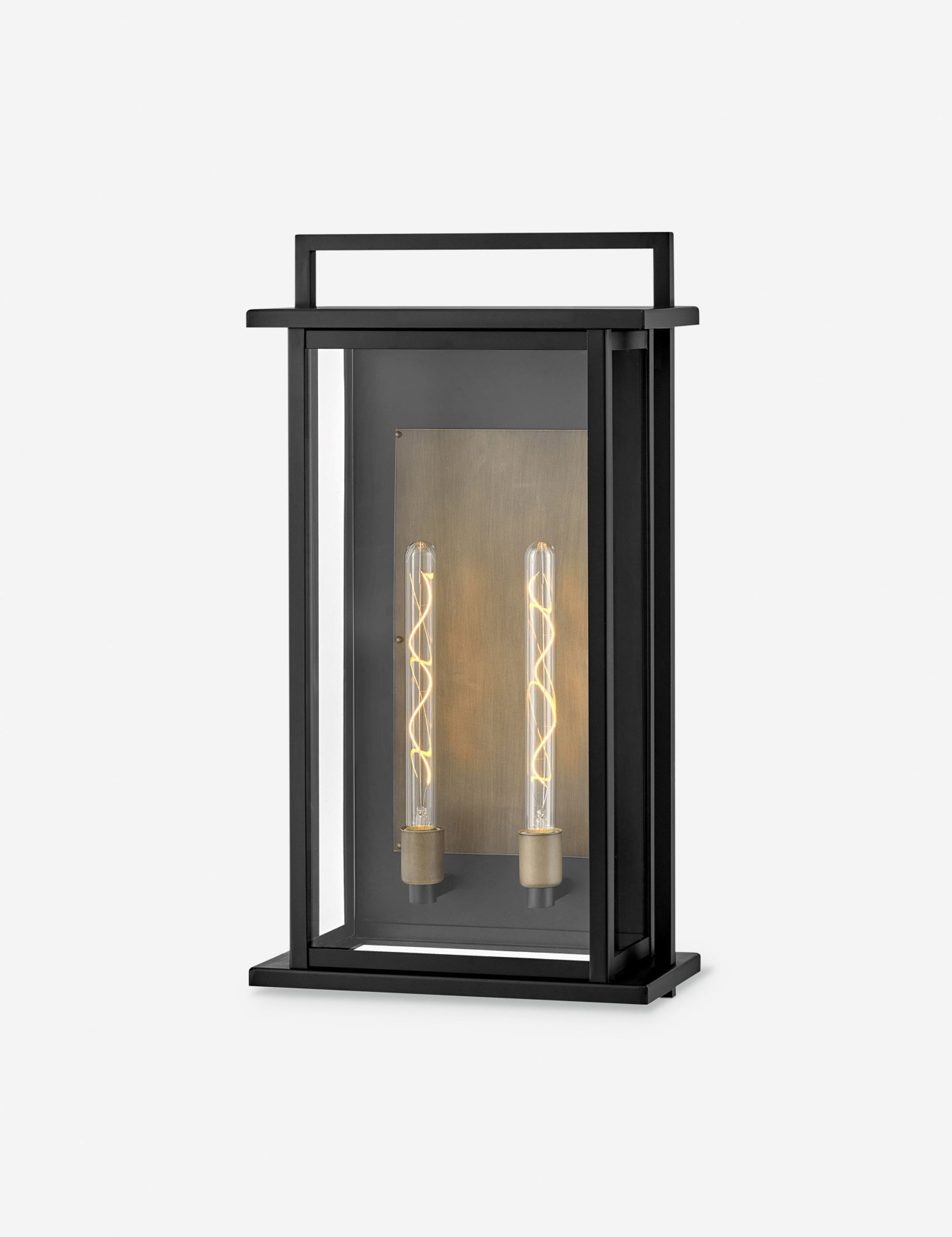 Lulu and Georgia Tull Outdoor 2-Light Sconce – Black