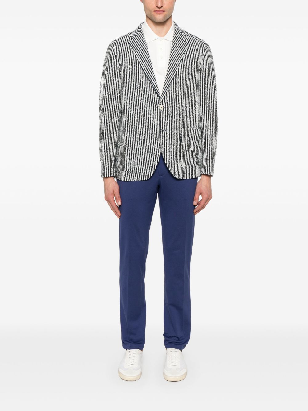 Circolo 1901 Striped cotton jacket – Cotton 75% Polyester 25% - view 2