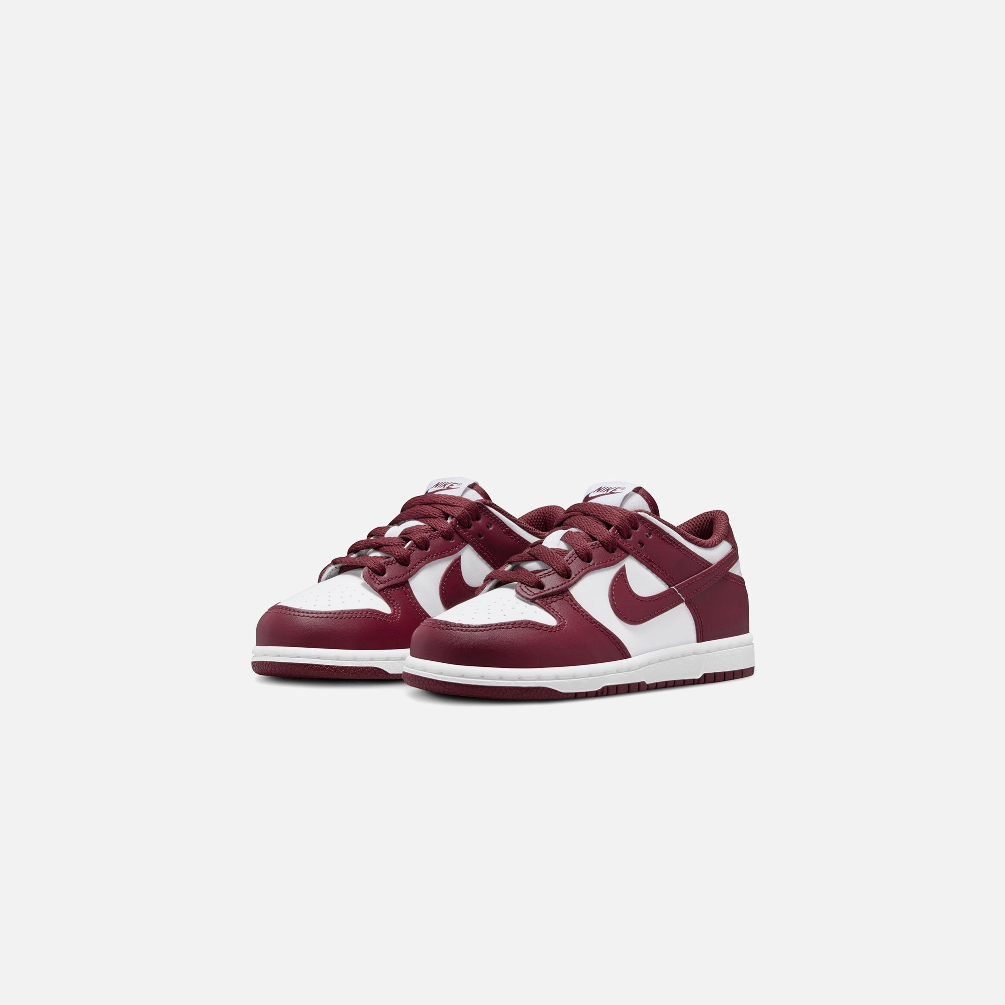 Nike PS Dunk Low - White / Redwood / Gym Red - view 2