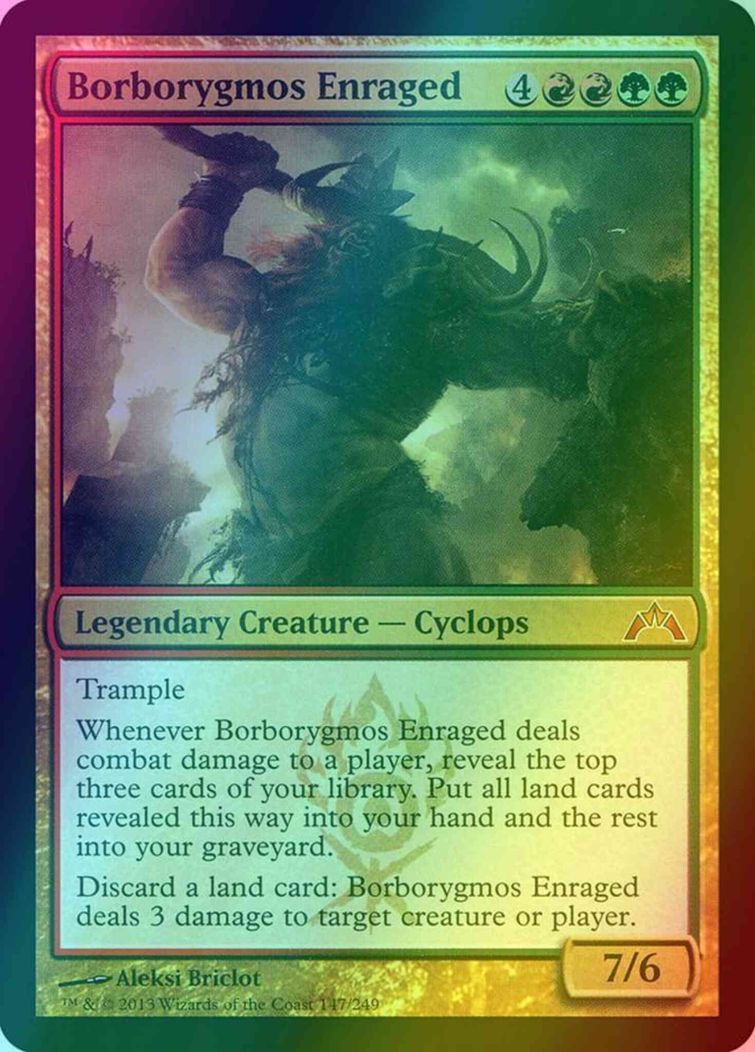 Borborygmos enraged 147 – Magic Borborygmos Enraged [147] [Gatecrash] [Foil]