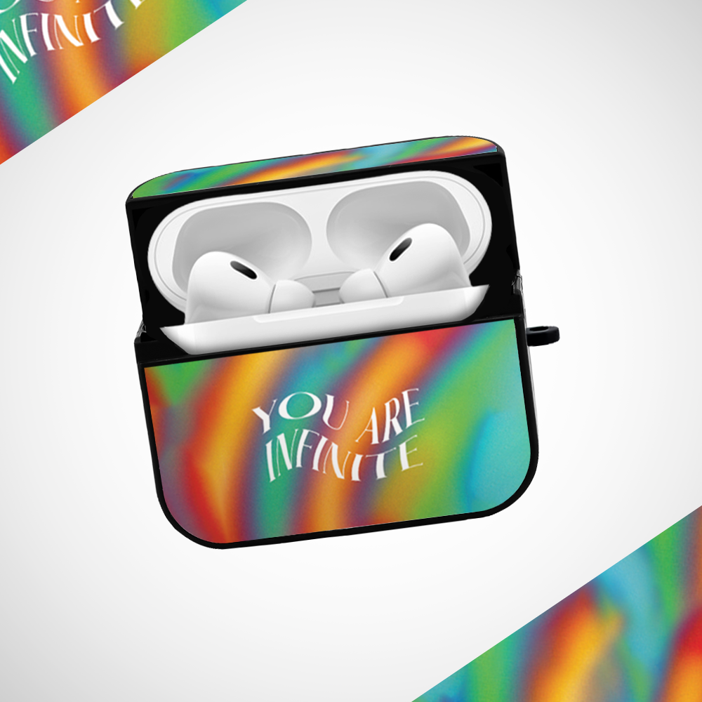Cover It Up You are infinite Glass Airpods Pro Case Covers - view 2
