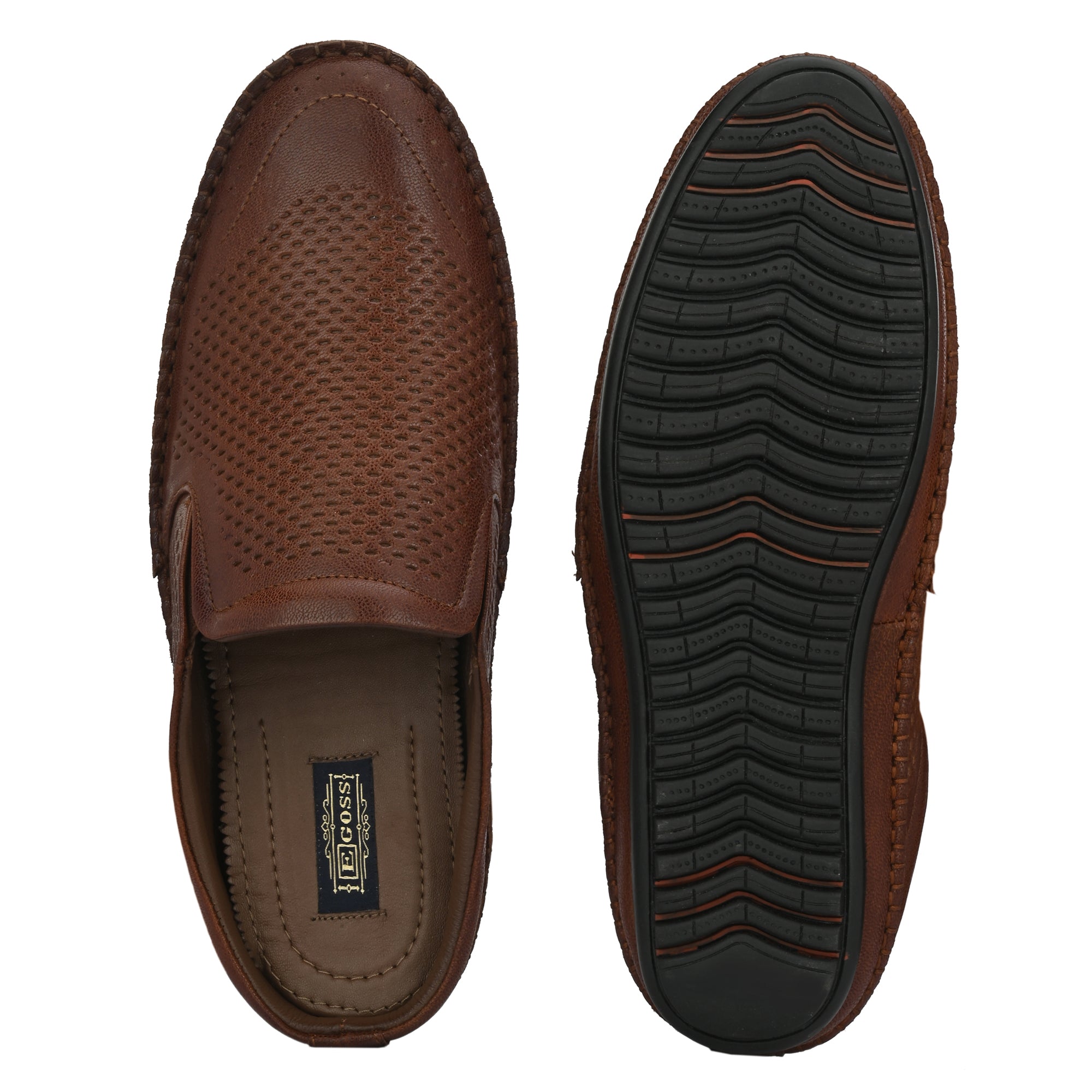 egoss-shoes Egoss Leather Casual Slip On Shoes For Men - view 3
