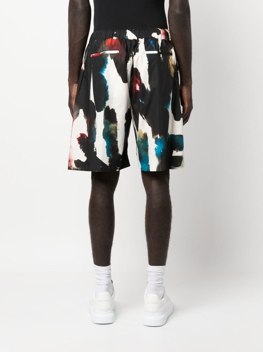Alexander McQueen Straight Print Shorts - view 2