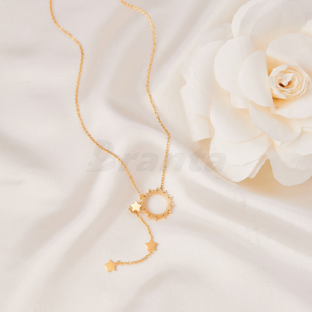 Branta Layered Star- Sun Pendant Necklace