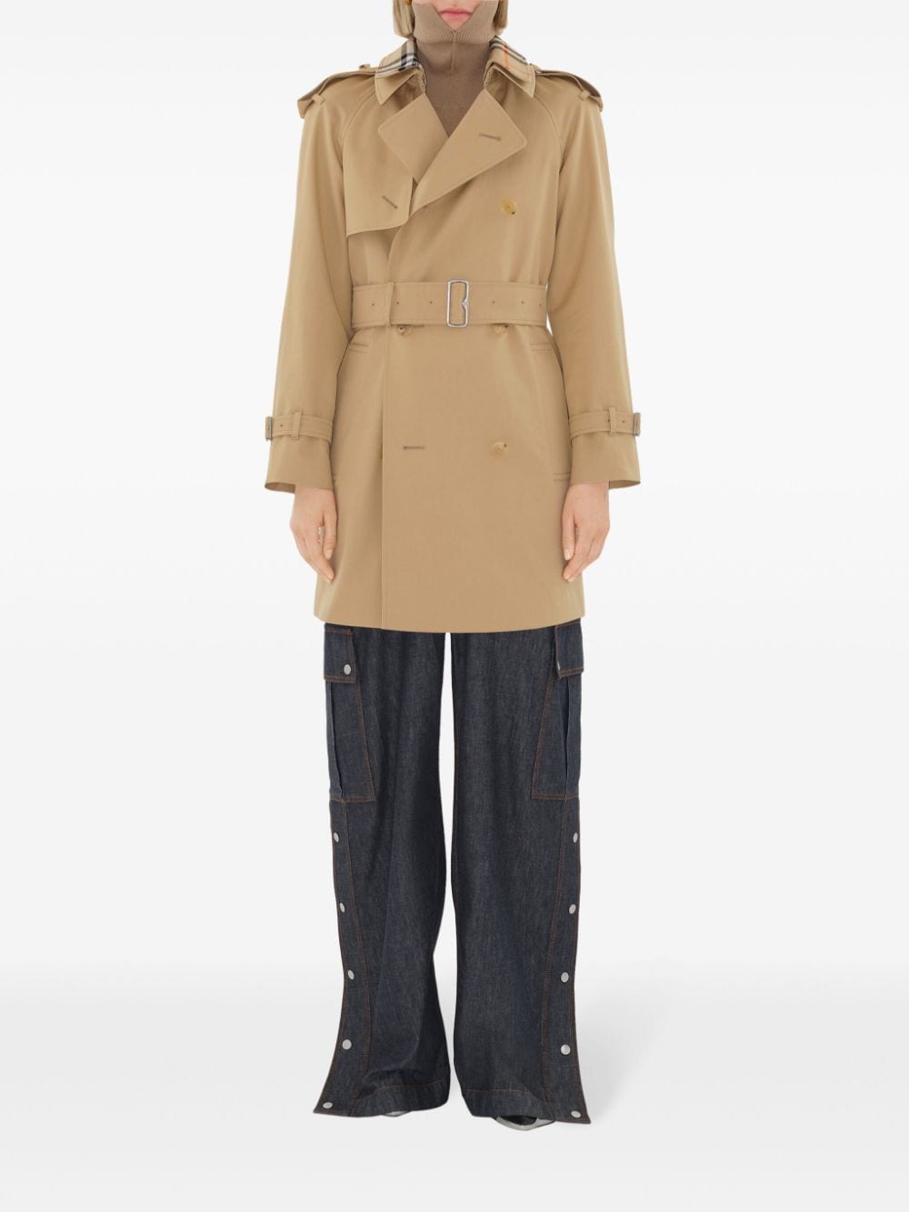 Burberry Trench coat with Vintage Check motif - view 2