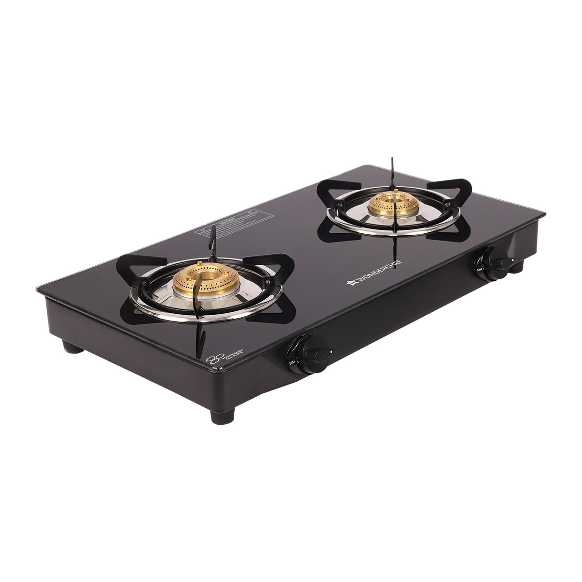Glory 2 Burner Glass Cooktop, Stainless by blacktree - view 3